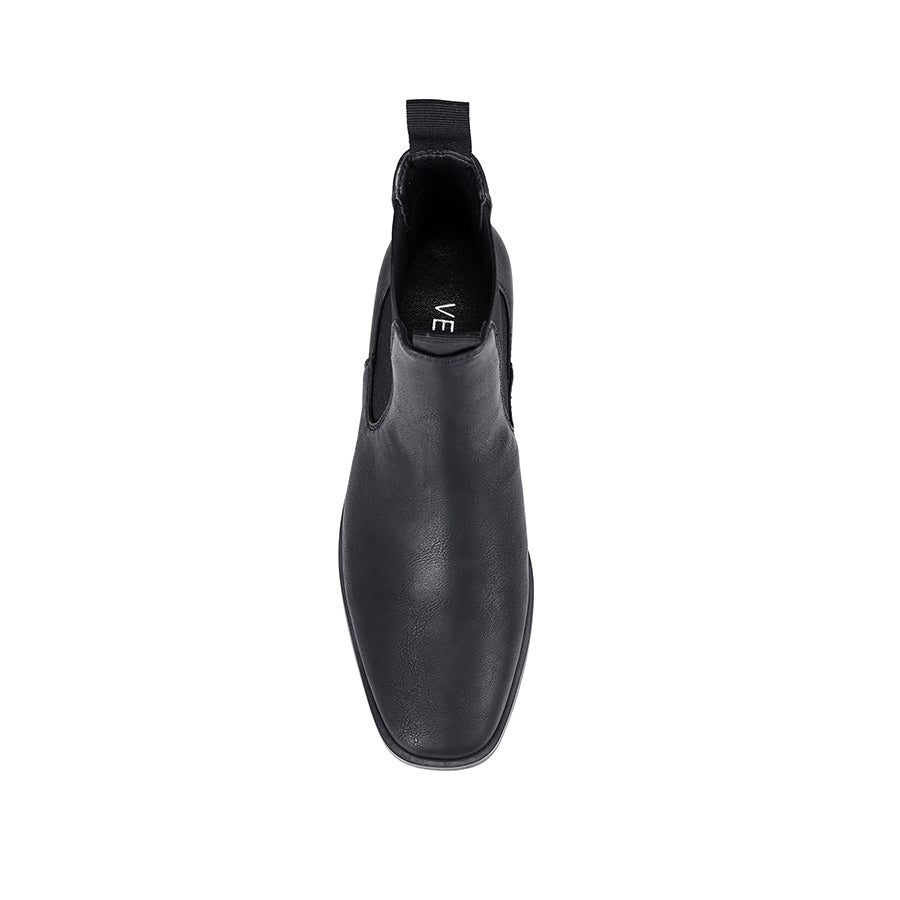 Harper Chelsea Boots for Women - Black Softee Leather Ankle Boots - Comfortable & Stylish for Casual Outings, Work & Fall Fashion