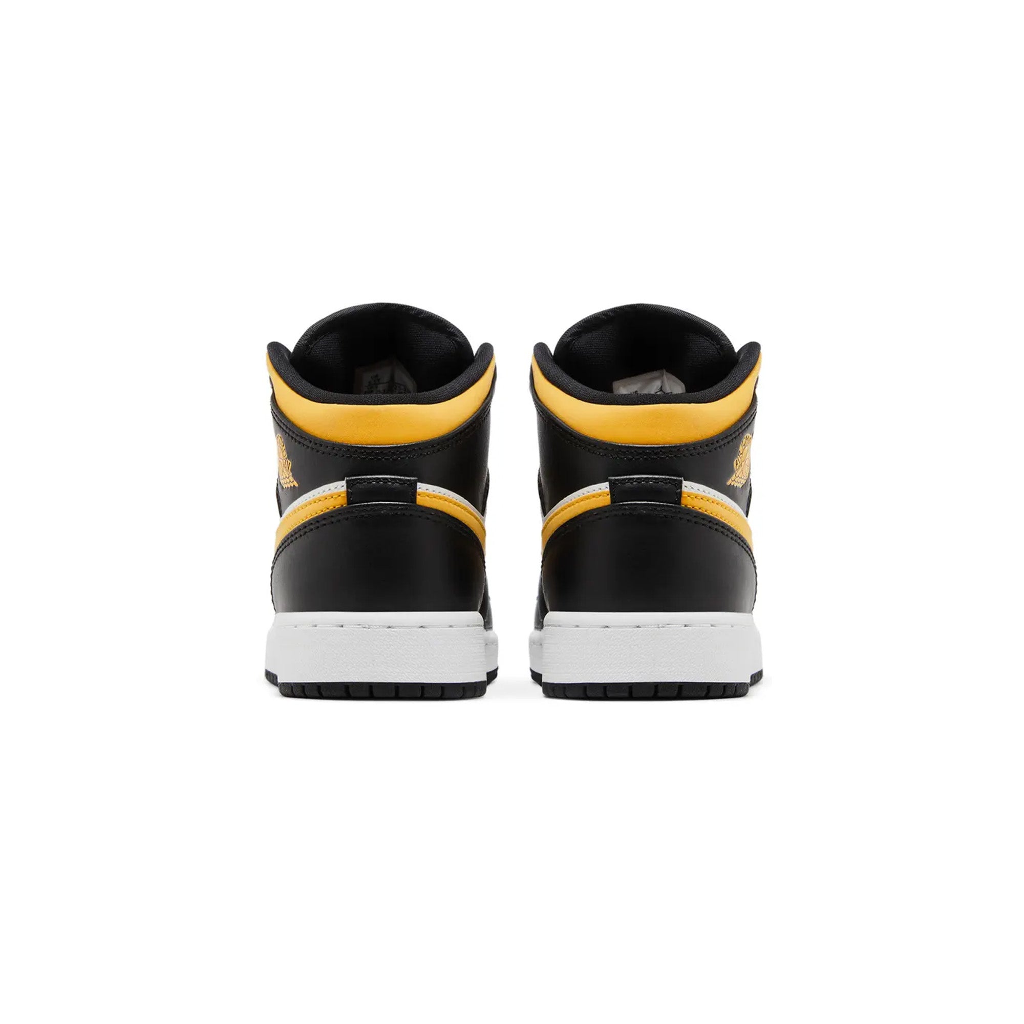 Air Jordan 1 Mid 'Pollen Black' GS Sneakers - Kids Basketball Shoes for Boys & Girls - Perfect for School, Sports & Casual Wear