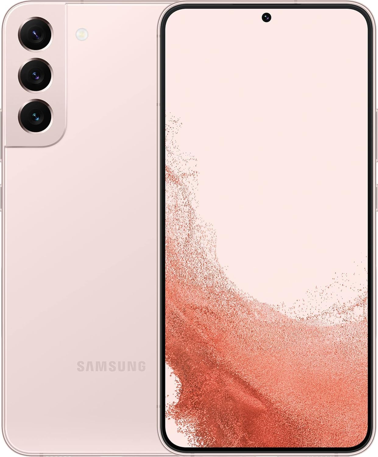SAMSUNG Galaxy S22+ Plus 5G Unlocked Smartphone - US Version 128GB Pink Gold (Renewed) - Perfect for Streaming, Gaming & Productivity on the Go