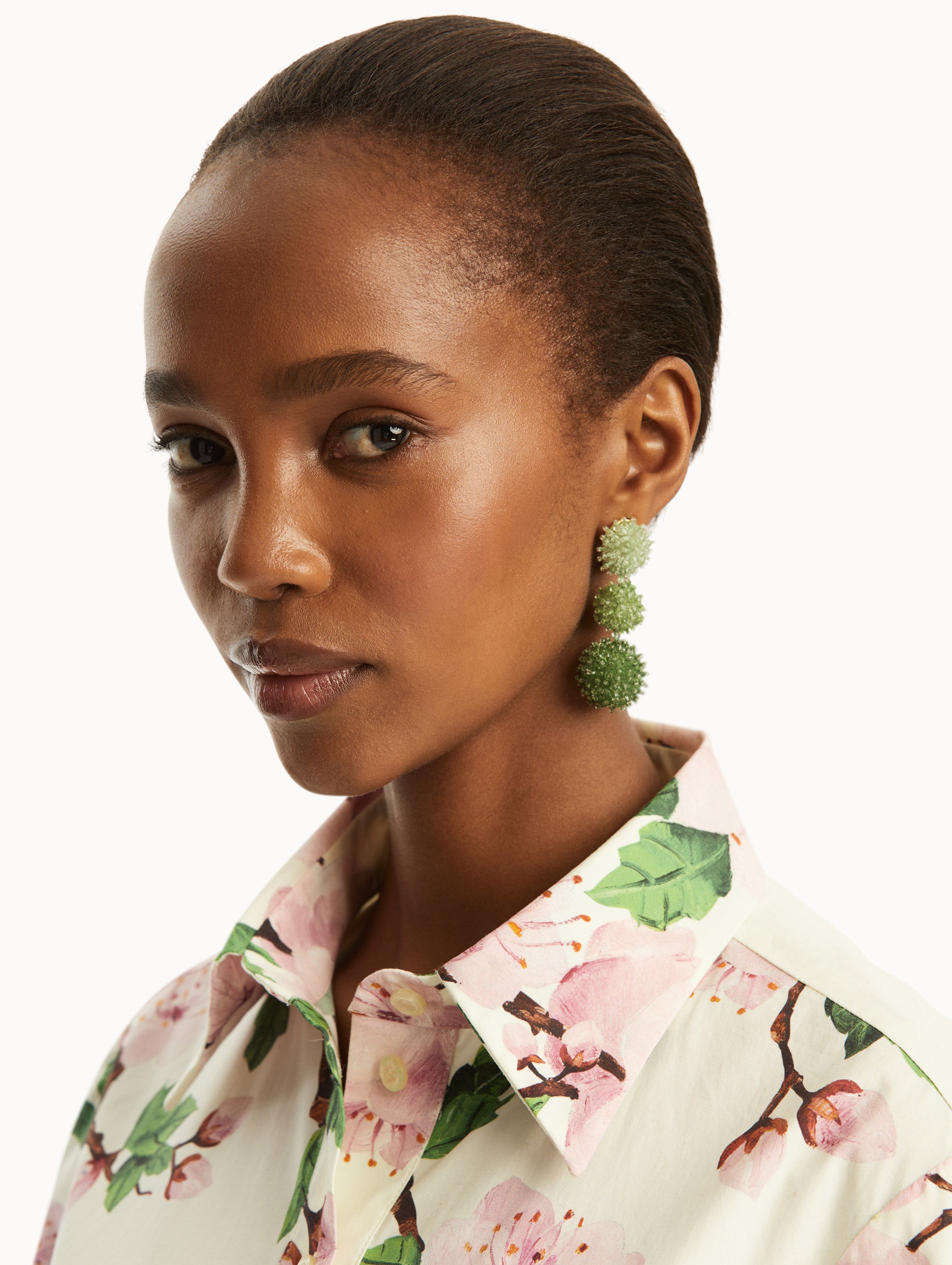 Ombré Pompom Drop Clip-On Earrings for Women | Trendy Fashion Statement | Perfect for Parties, Weddings & Everyday Wear