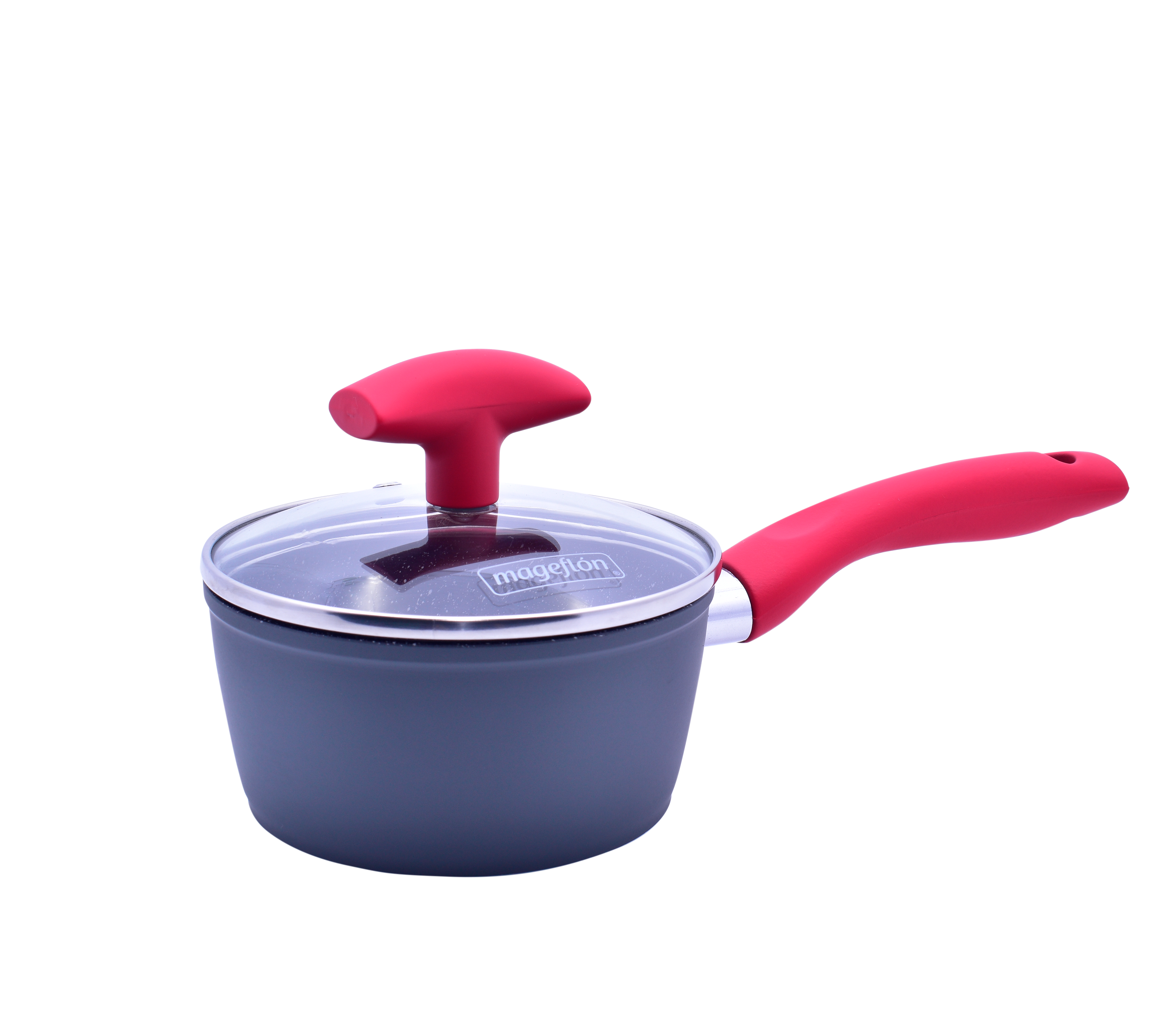 7-Piece Non-Stick Cookware Set - Vulcano Mageflón Premium Pots & Pans for Home Cooking | Induction Compatible, Oven Safe & Dishwasher Safe | Perfect for Frying, Boiling & Steaming