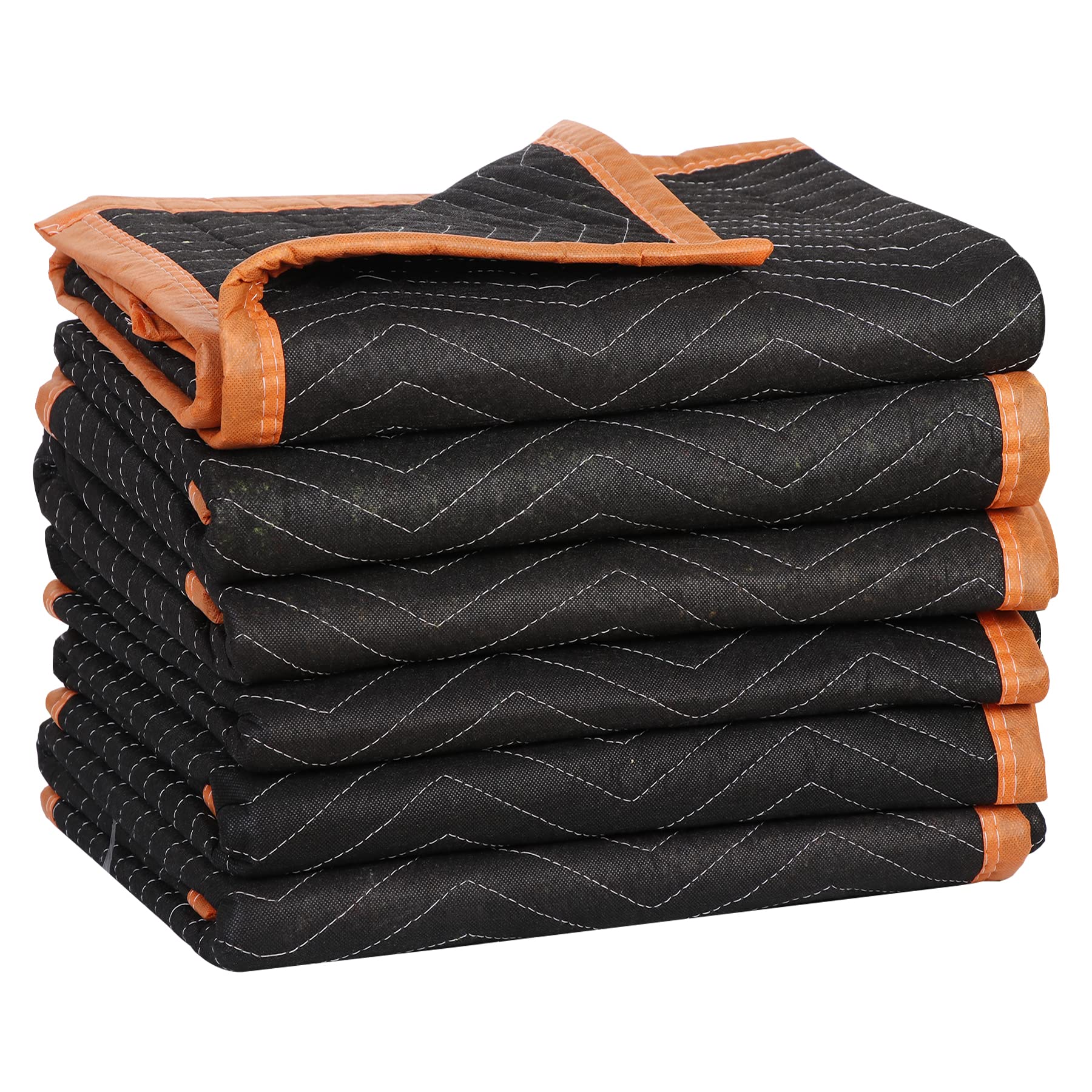Heavy Duty Moving Blankets 72 x 40 Inch - 27 lb/dz Quilted Furniture Pads for Shipping & Moving (Pack of 18) - Protect Sofas, Mattresses & Appliances During Transport & Storage