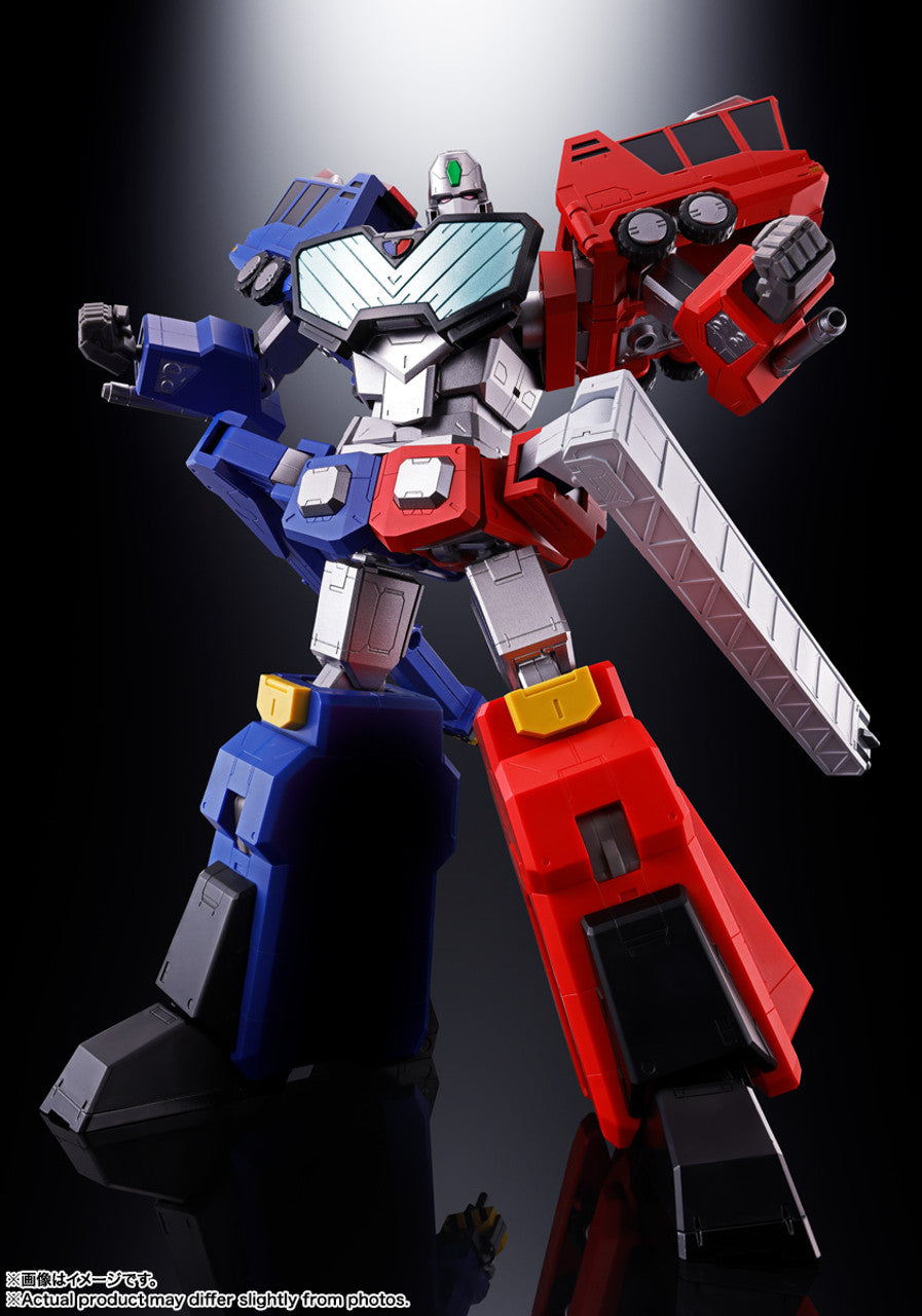 Bandai Soul of Chogokin GX-109 Choryujin The King of Braves GaoGaiGar Die-Cast Action Figure - Collectible Robot Toy for Anime Fans & Display