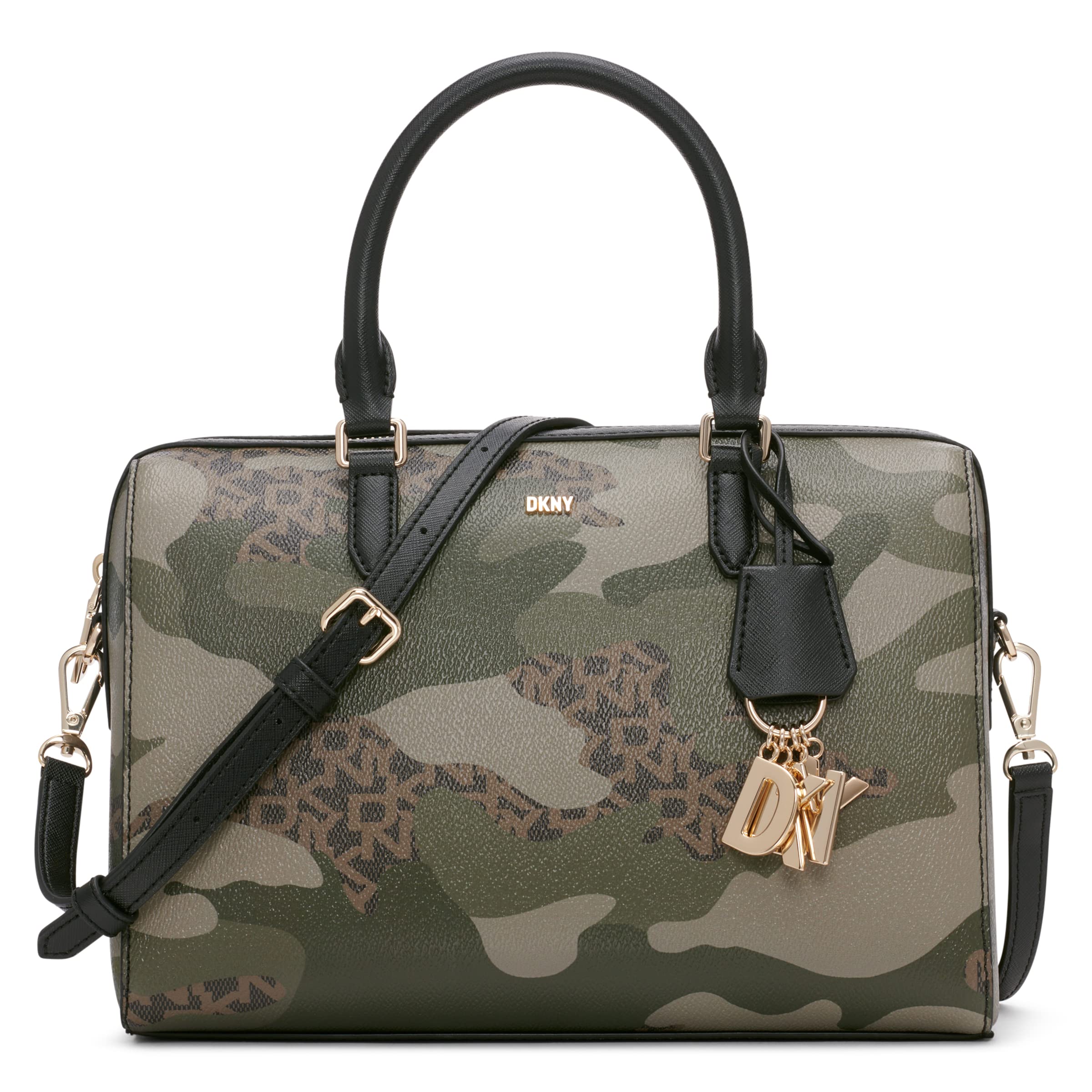 DKNY Paige Medium Duffle Legacy Bag - Stylish Women's Travel Duffel & Gym Bag for Workouts, Weekend Getaways & Business Trips