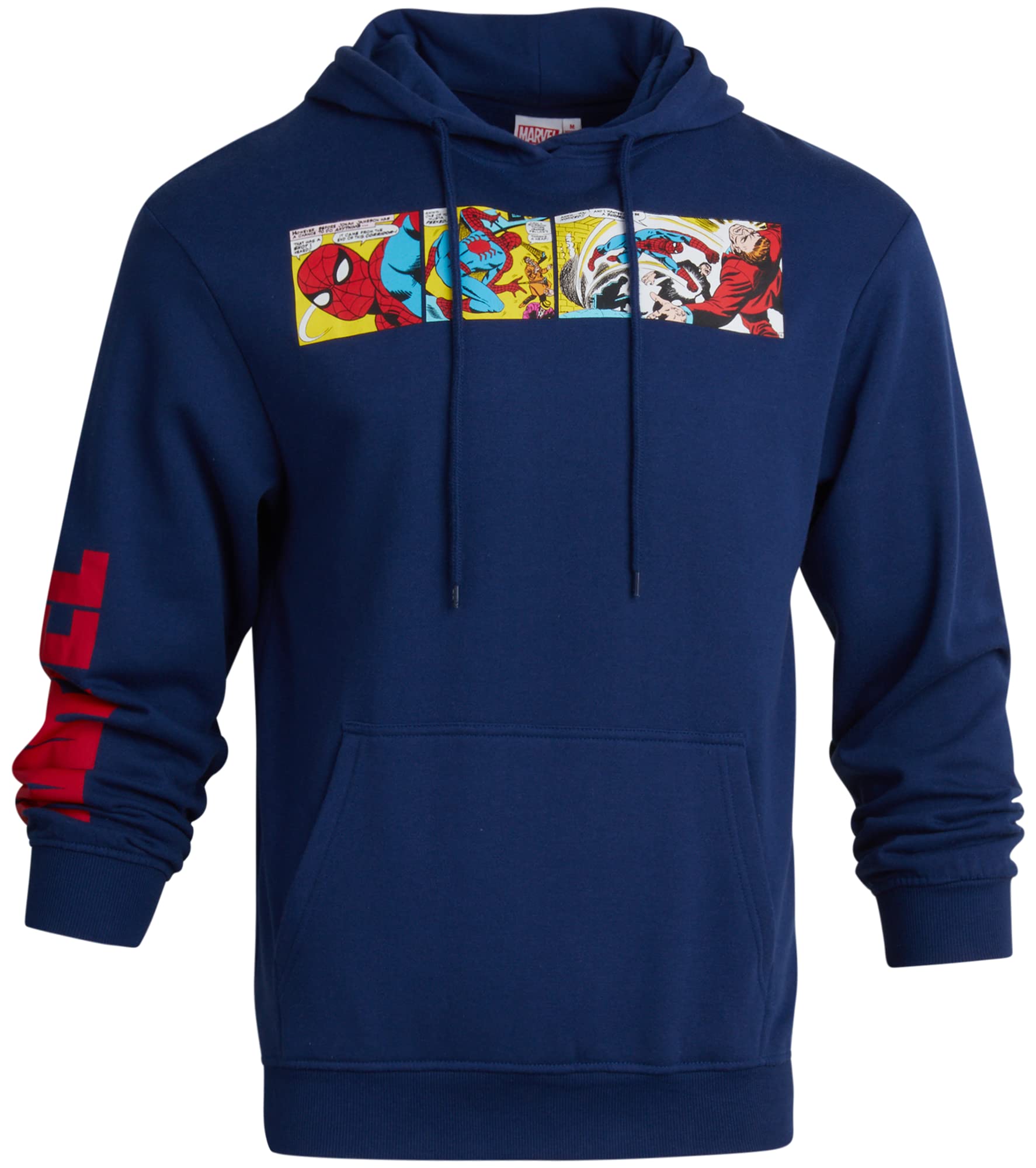 Marvel Avengers Fleece Hoodie for Men - Captain America, Hulk, Iron Man, Spider-Man, Venom - Superhero Sweatshirt for Cosplay, Halloween & Casual Wear