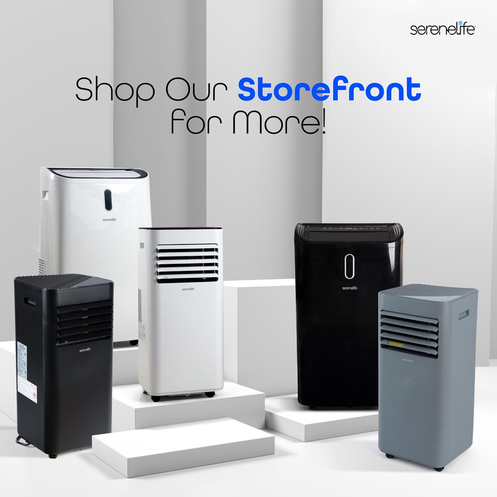 Portable Air Conditioner 8000 BTU - Compact Home AC Cooling Unit with Evaporative Cooling & Humidifier Modes - Window Kit Included (White) - Perfect for Bedrooms, Offices & Small Spaces
