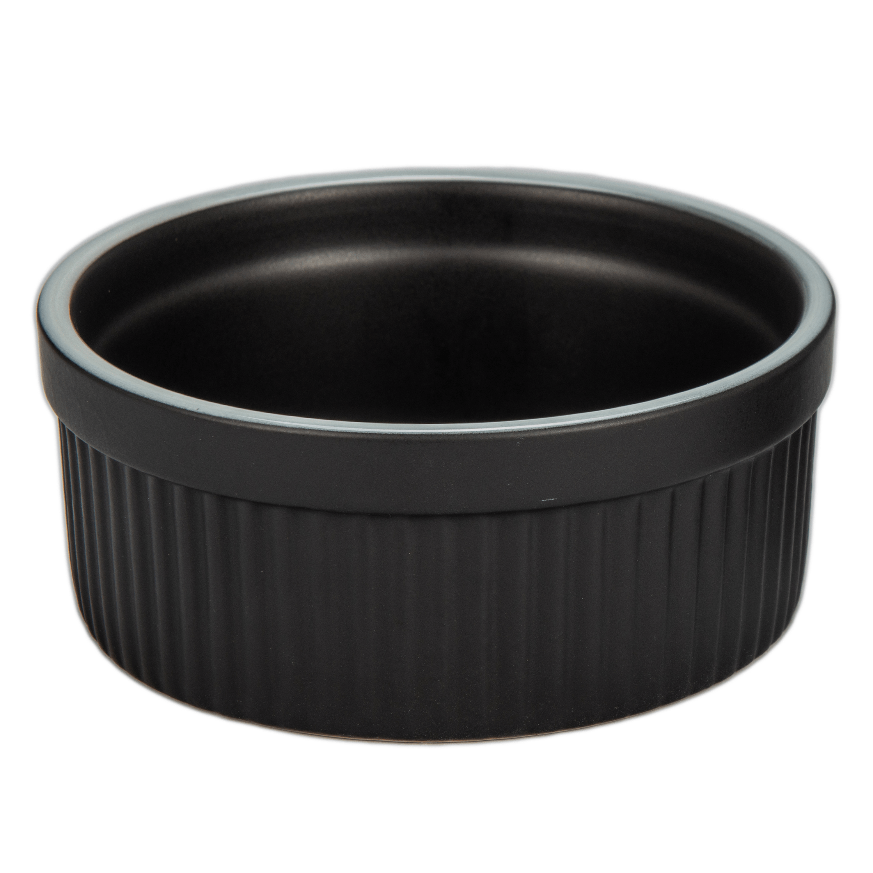 BIA Tempo Souffle Onyx Black 12oz Ceramic Coffee Mug - Perfect for Home, Office & Gifts