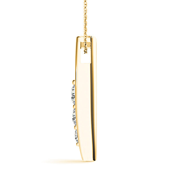 0.50 Carat Diamond Three Stone Pendant Necklace - Elegant Jewelry Gift for Women, Perfect for Anniversary, Wedding & Special Occasions