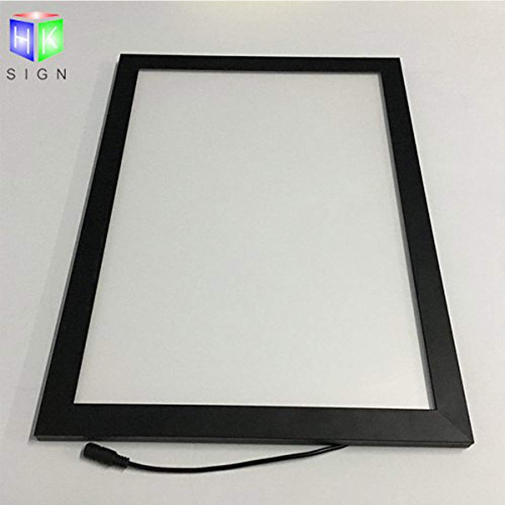 27x40 Inch Wall Mounted LED Movie Poster Frame - Black Aluminum Snap Backlit Light Box for Artwork, Prints & Advertising Displays | Perfect for Home Theaters, Cinemas & Retail Stores