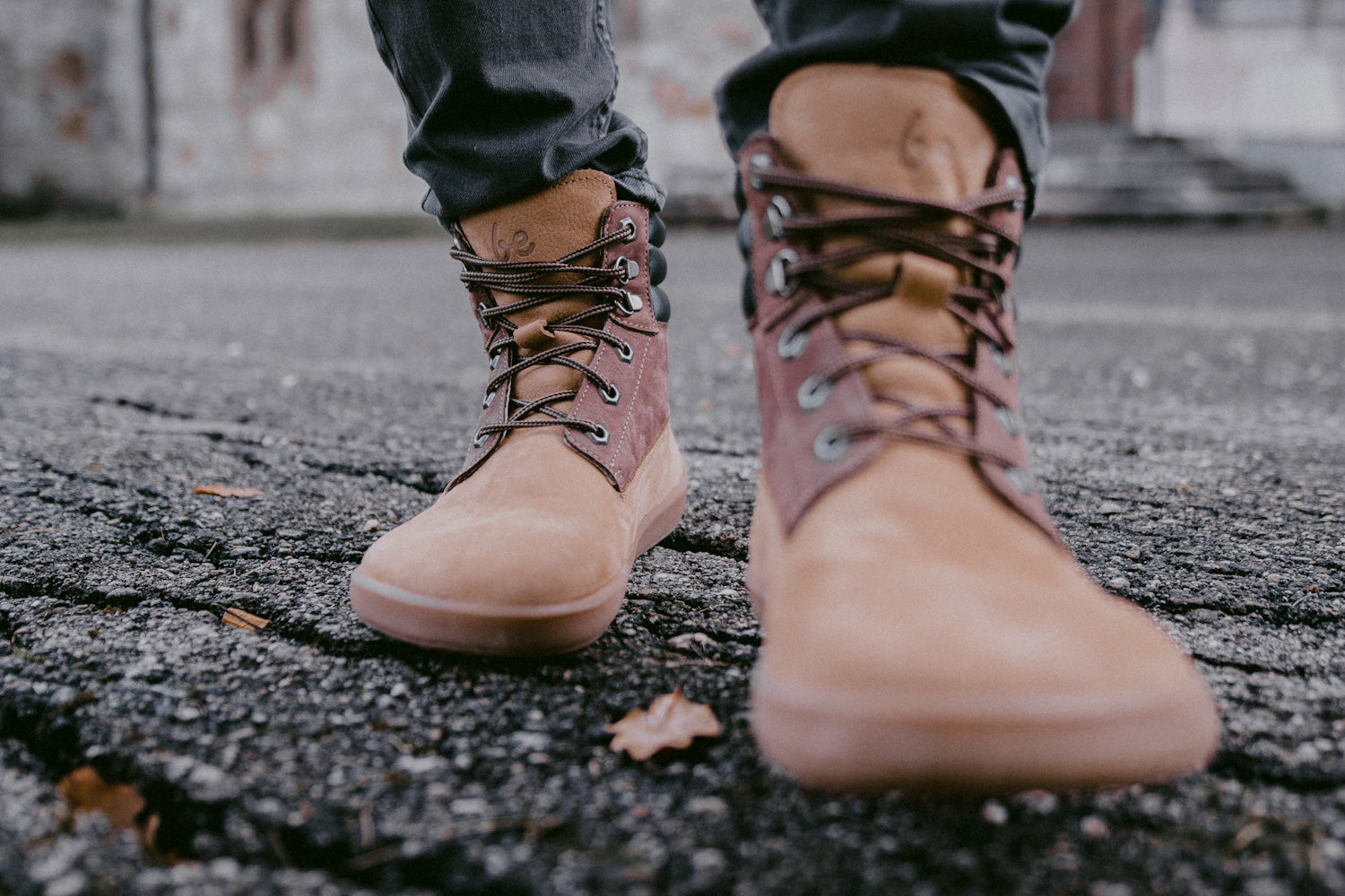 Barefoot Boots for Women & Men - Be Lenka Nevada Neo in Sand & Dark Brown | Minimalist Comfort for Hiking, Travel & Everyday Wear