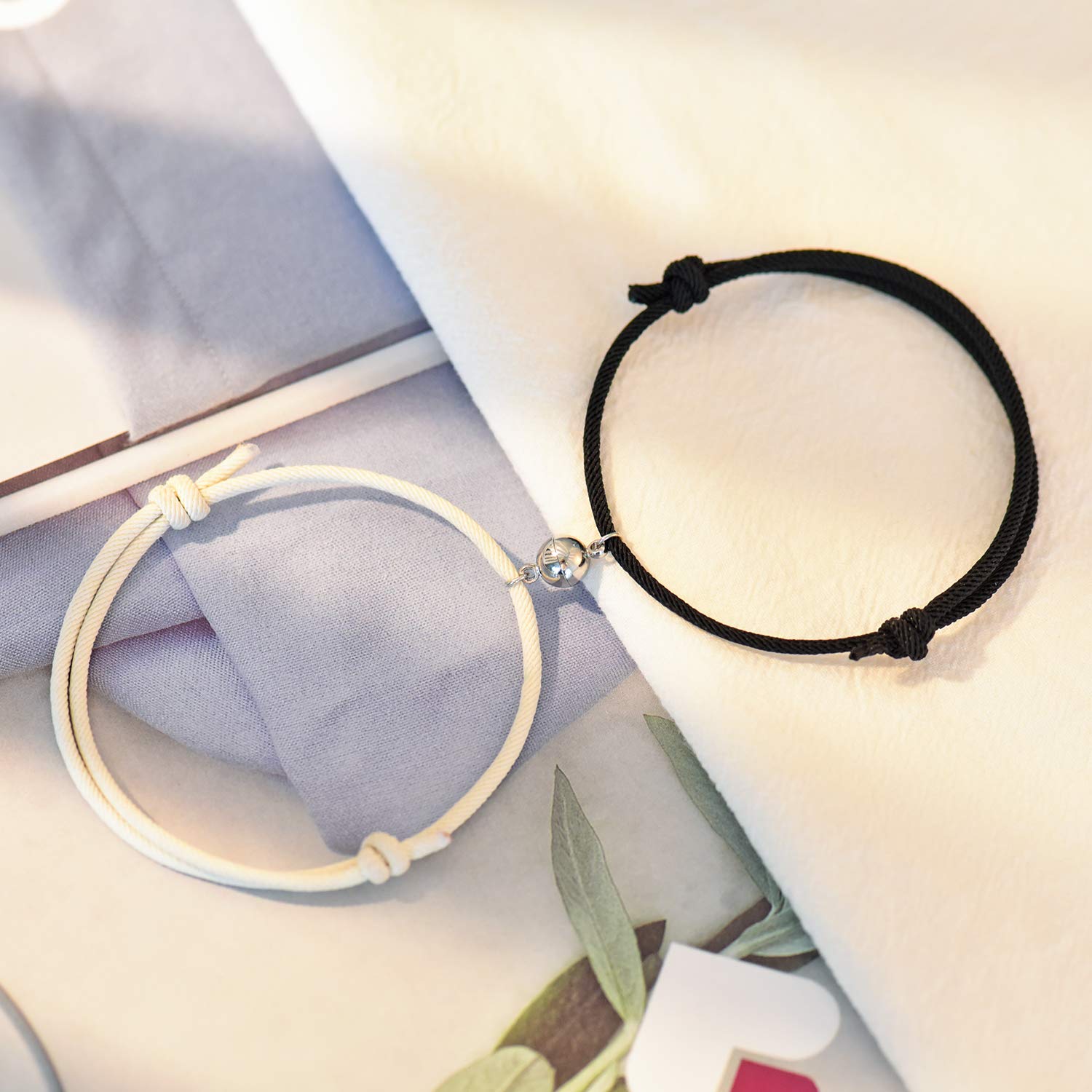 Tarsus Couples Bracelets - Matching Love Bracelets for Couples, His & Hers Relationship Jewelry for Boyfriend, Girlfriend, BFF - Perfect for Anniversaries, Valentine's Day & Romantic Gifts