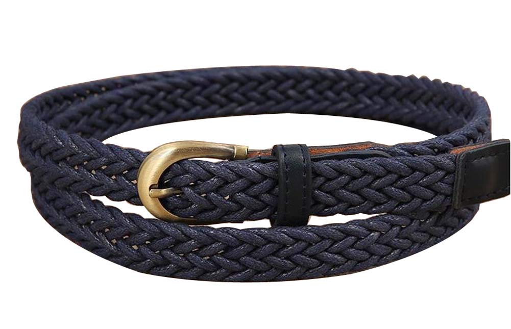 Vintage Braided Waist Belt for Women - Stylish Skinny Braided Belt [Size M] | Perfect for Jeans, Dresses & Boho Outfits