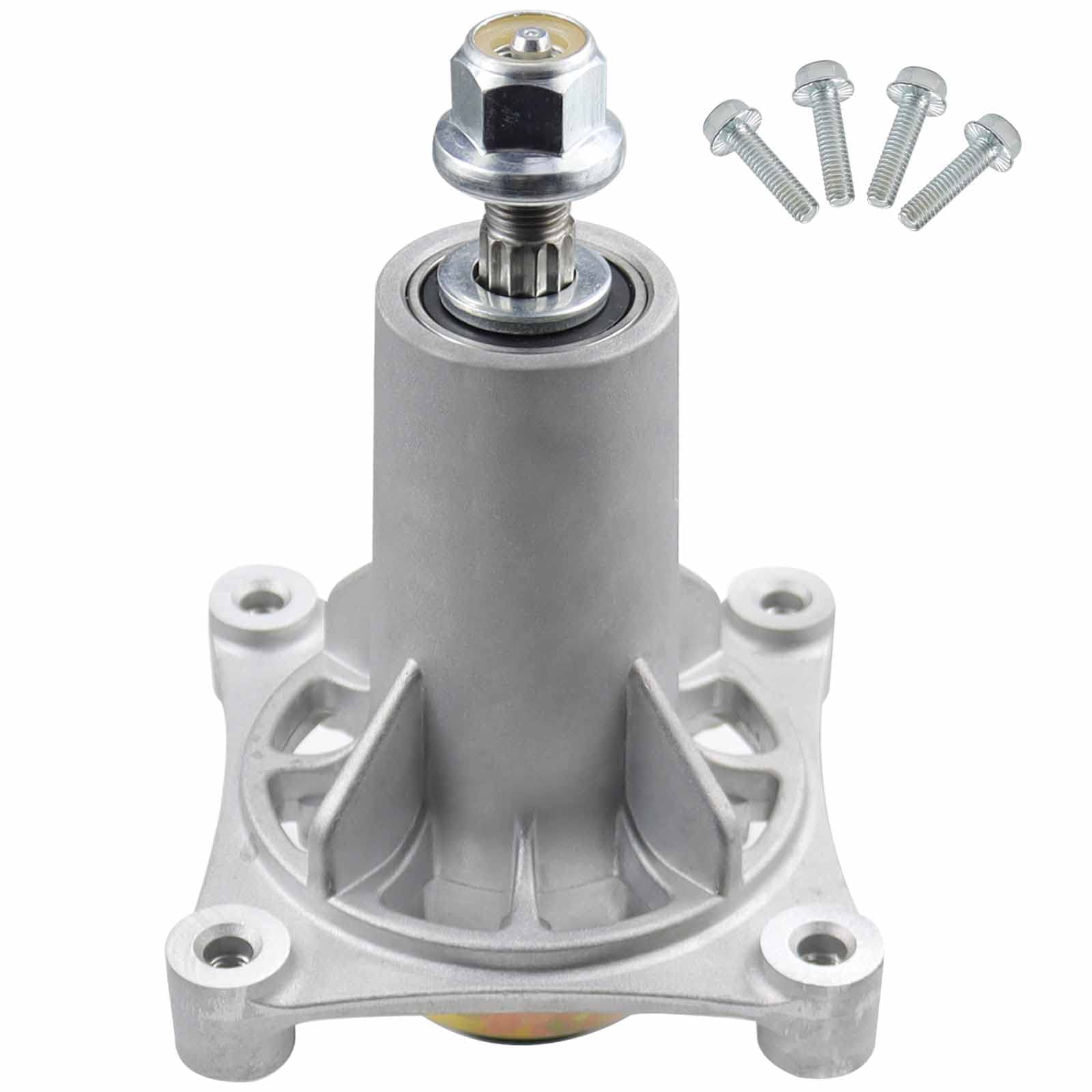 BOSFLAG 532187281 Spindle Assembly Replacement for Husqvarna Poulan Craftsman - Compatible with 187292, 192870, 532187281, 532187292, 532192870, 539112057, 587125401, 587253301 - Perfect for Lawn Mower Repair & Maintenance