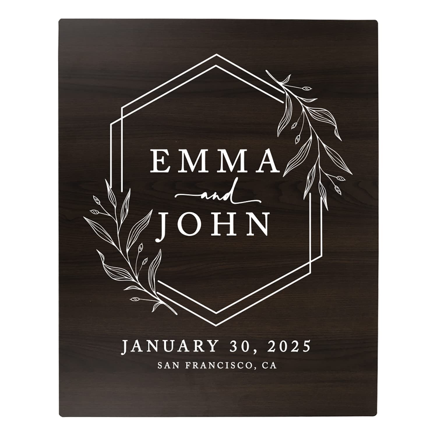 Custom Rustic Wedding Welcome Sign - 16