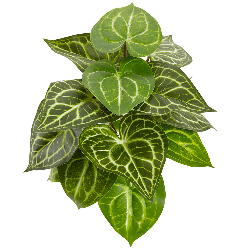 12 Pack Artificial Heart Leaf Philodendron Silk Plants - Realistic Green Faux Greenery for Home Decor, Office, Wedding Centerpieces & Indoor Plant Arrangements