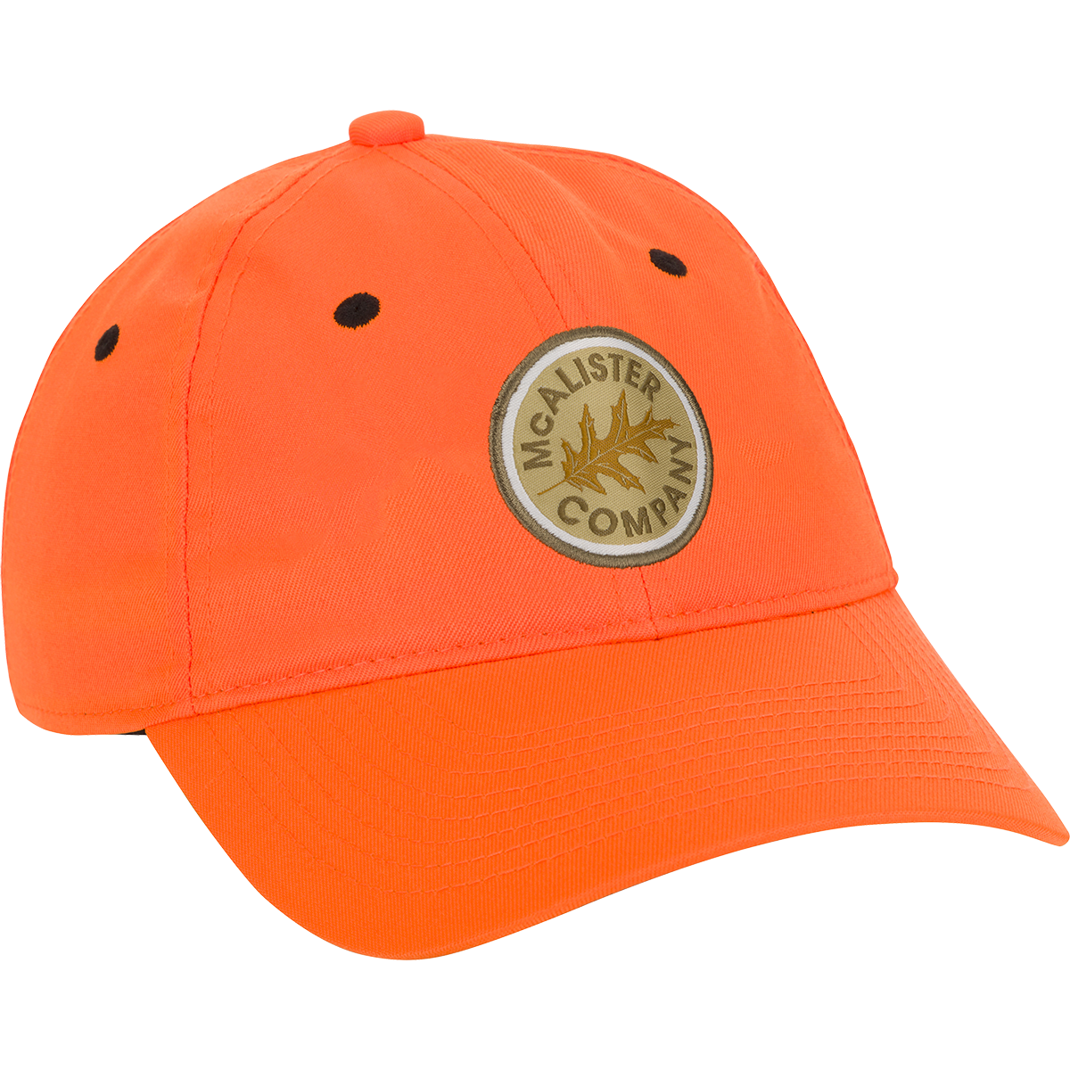 McAlister Upland Circular Patch Twill Cap - Vintage Baseball Hat for Men & Women - Adjustable Cotton Twill Cap with Embroidered Logo - Perfect for Outdoor Activities, Sports & Casual Wear