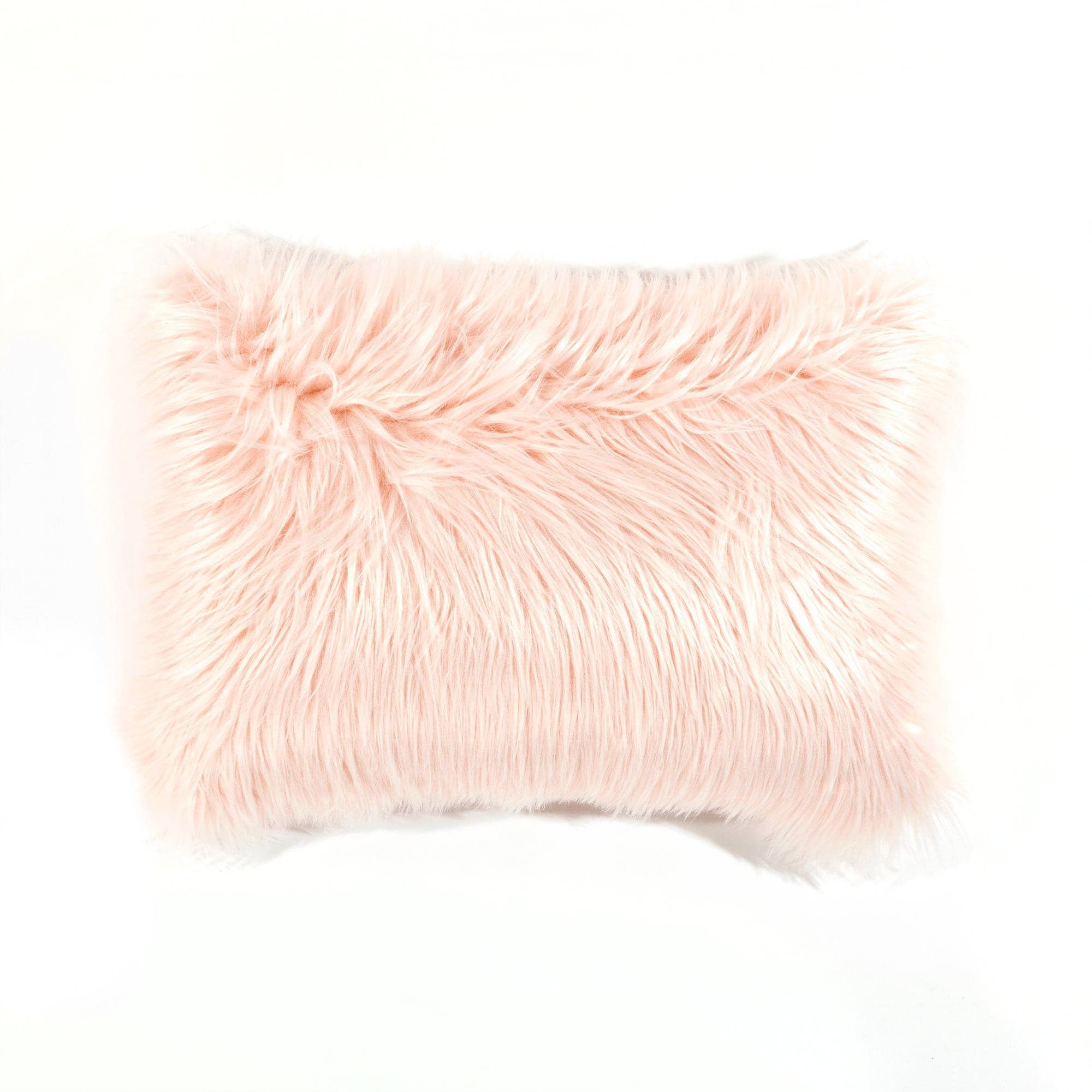 Soft Mongolian Luca Faux Fur Pillow Cover - Luxury Decorative Throw Pillow Case for Sofa, Bed, Couch - Cozy Home Decor for Living Room & Bedroom