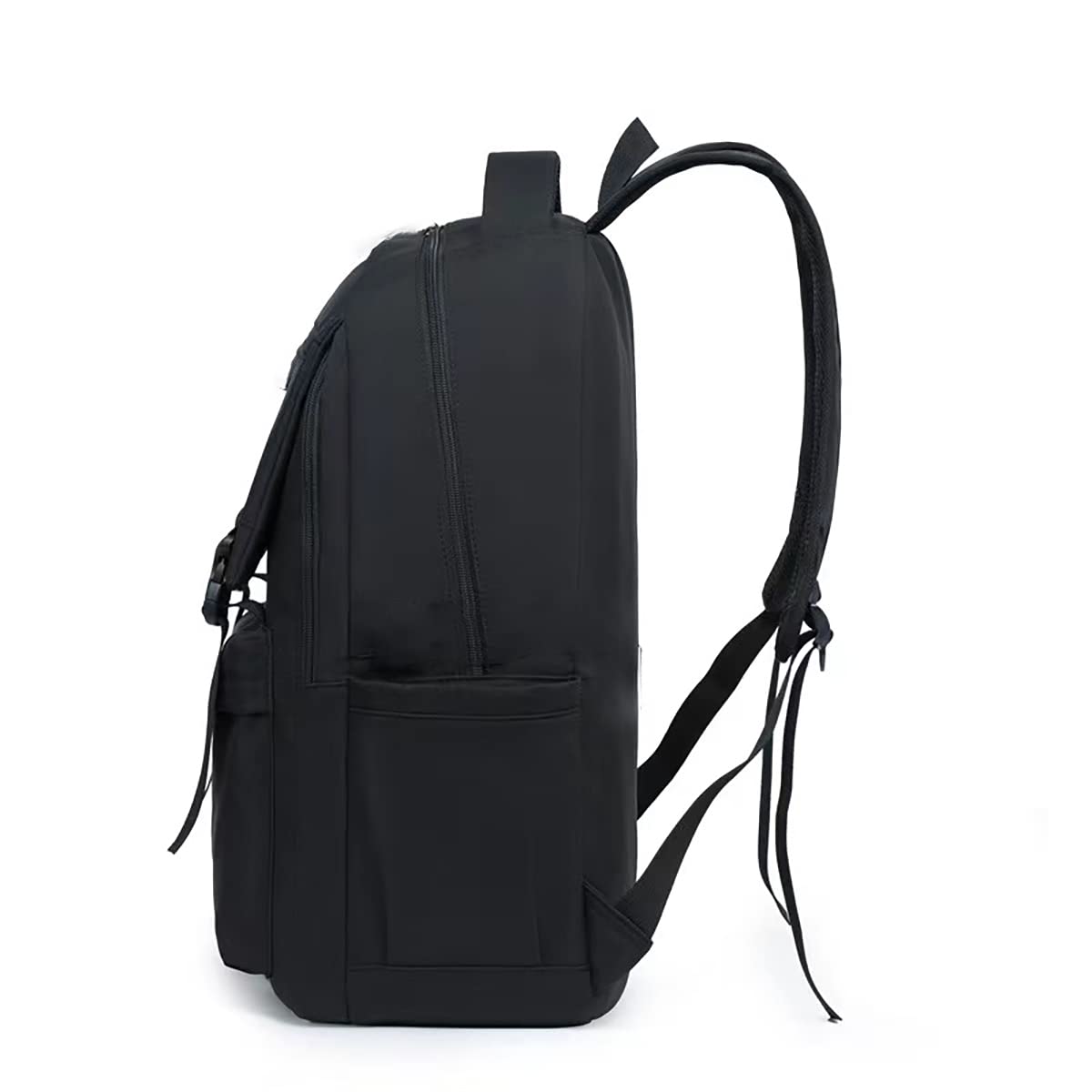 Unisex Black Backpack for Teens & Adults - 18 Inch School Backpack with 15.6