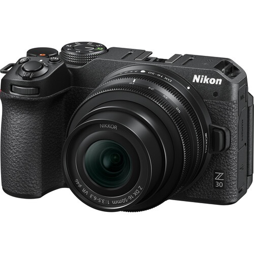 Nikon Z30 Mirrorless Camera with 16-50mm Lens Kit - Compact & Lightweight for Vlogging, Travel & Street Photography | Perfect for Content Creators & Beginners