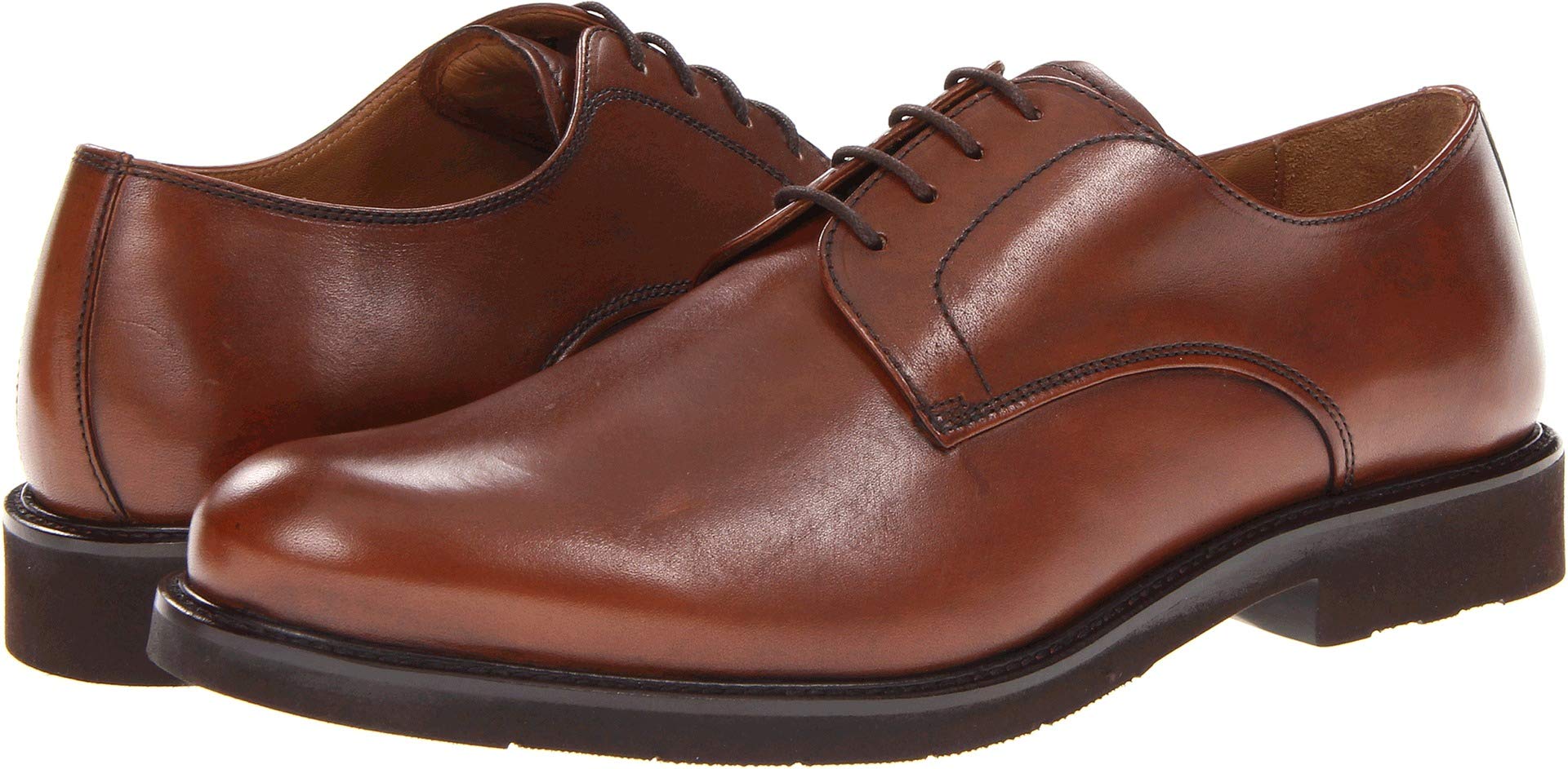Florsheim Men's Gallo Plain Oxford Dress Shoes - Comfortable Business Casual & Formal Shoes for Work, Office, Wedding - Classic Leather Lace-Up Oxfords for Men