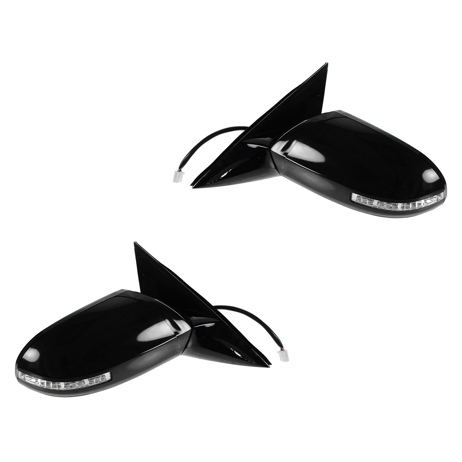 Heated Power Memory Side Mirrors for 2009-2013 Nissan Maxima - Auto-Dimming, Turn Signal, Paint-Matched Pair Set - Perfect for Winter Driving & Nighttime Safety