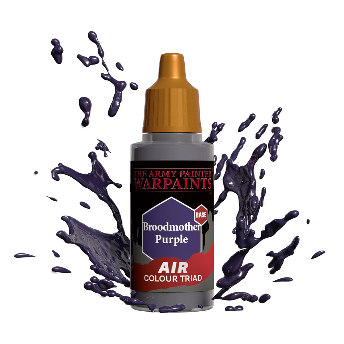 Warpaints Air: Broodmother Purple - Premium Miniature Paint for Warhammer & D&D - Perfect for Fantasy Figure Painting & Tabletop Gaming