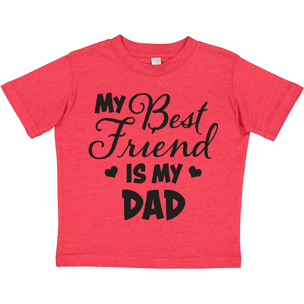 My Best Friend is My Dad with Hearts Toddler T-Shirt - Perfect for Father's Day, Birthdays, and Family Outings