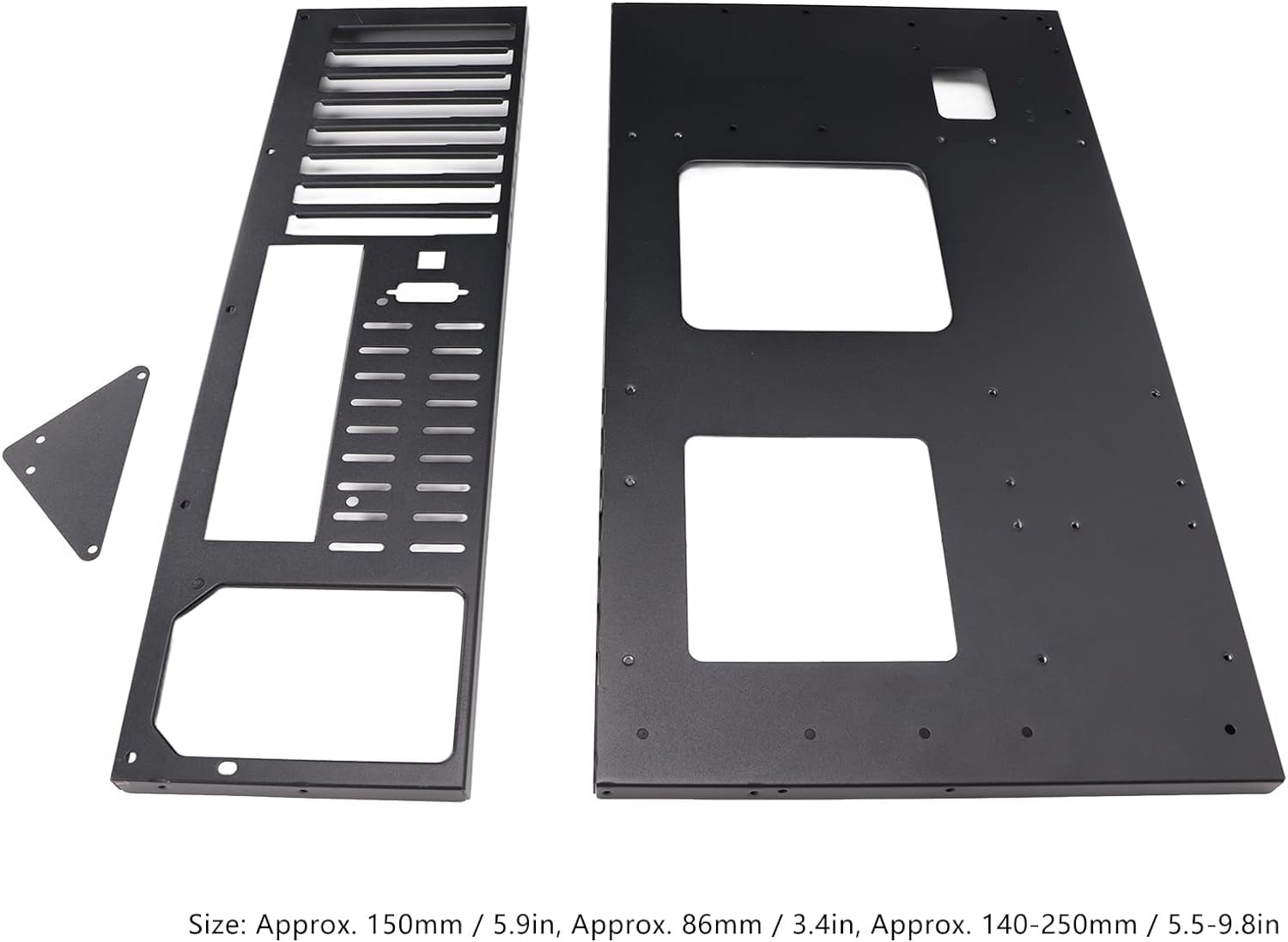 DIY ATX Open Frame Gaming PC Case - 305x245mm Motherboard Bracket & Mining Rig Chassis for Custom Builds | Perfect for Gaming Setups, Crypto Mining & PC Modding