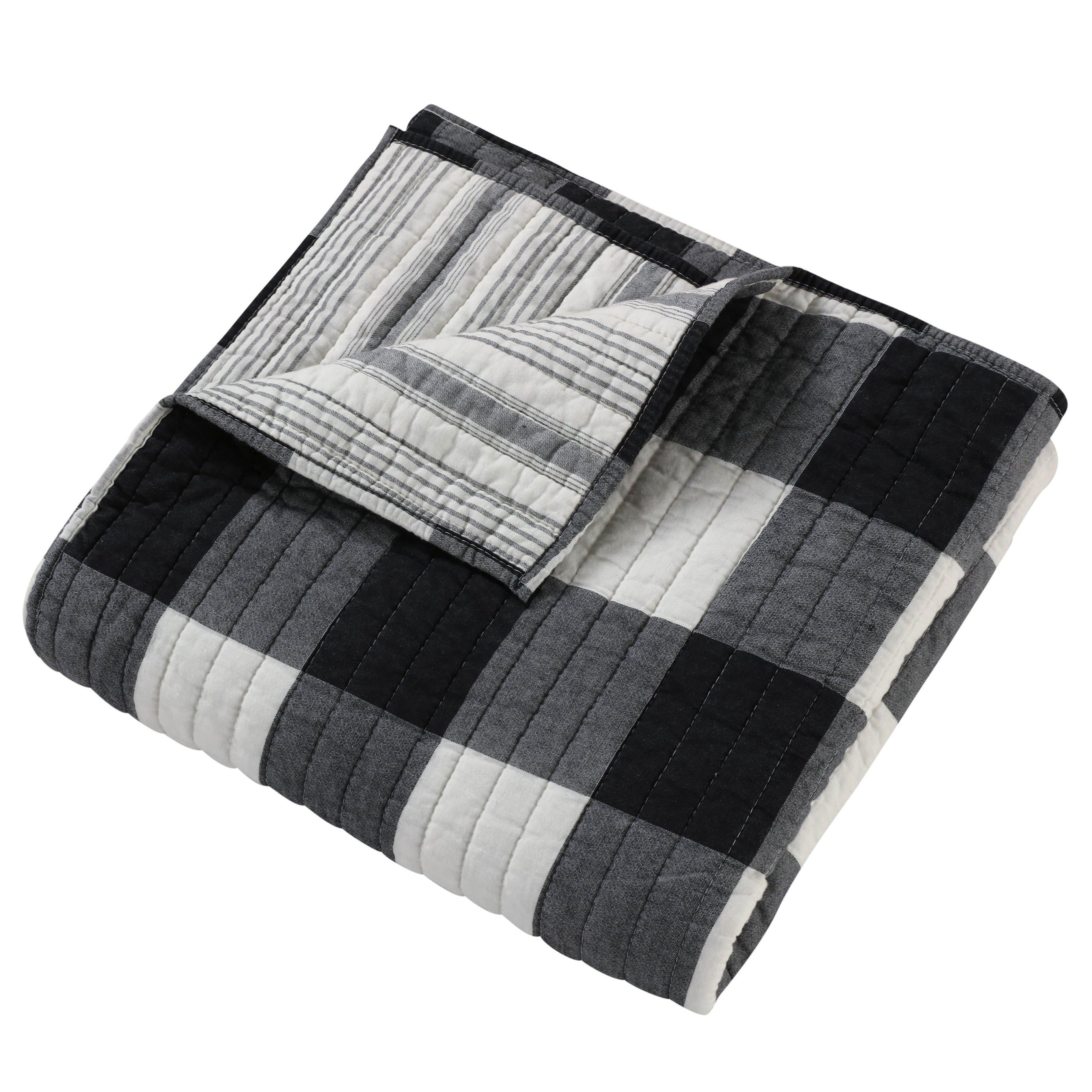 Camden Quilted Throw Blanket - Soft & Cozy Bedspread for Couch, Bed, Sofa - Perfect for Winter Warmth & Home Decor