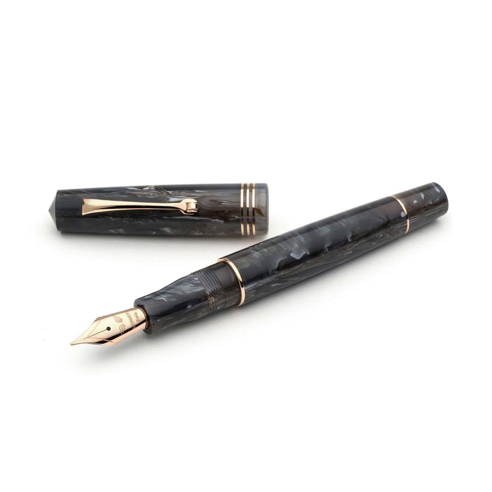 Leonardo Momento Zero 14K Gold Nib Fountain Pen - Premium Writing Instrument for Calligraphy, Journaling & Gifts - Elegant Corno Design for Professionals & Pen Enthusiasts