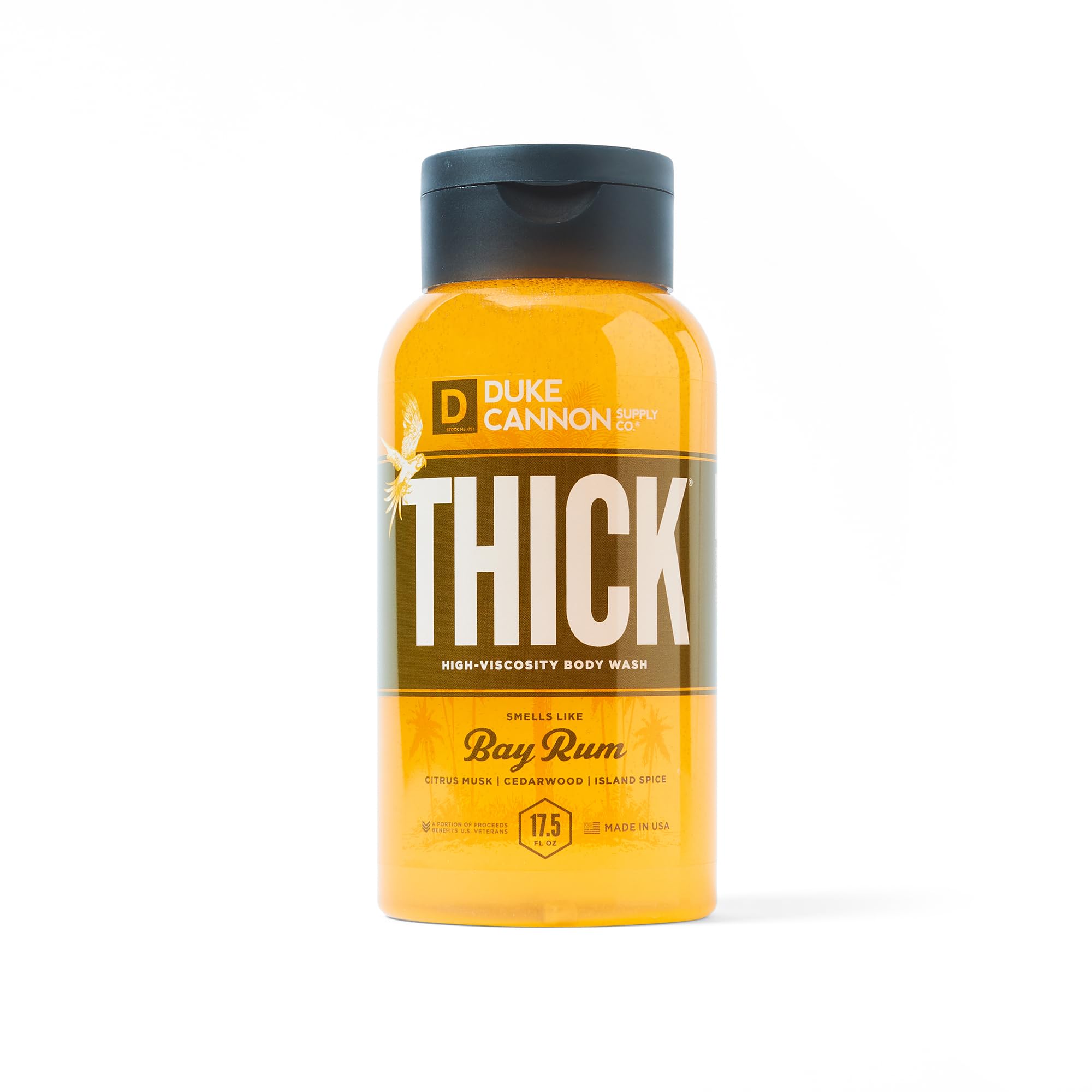 Duke Cannon Supply Co. THICK High-Viscosity Men's Body Wash - 4 Pack Variety Box with Premium Plant-Based Thickeners, Superior Lather & Natural Exfoliants (17.5 Fl Oz Each) - Ideal for Gym, Travel & Daily Shower Routine