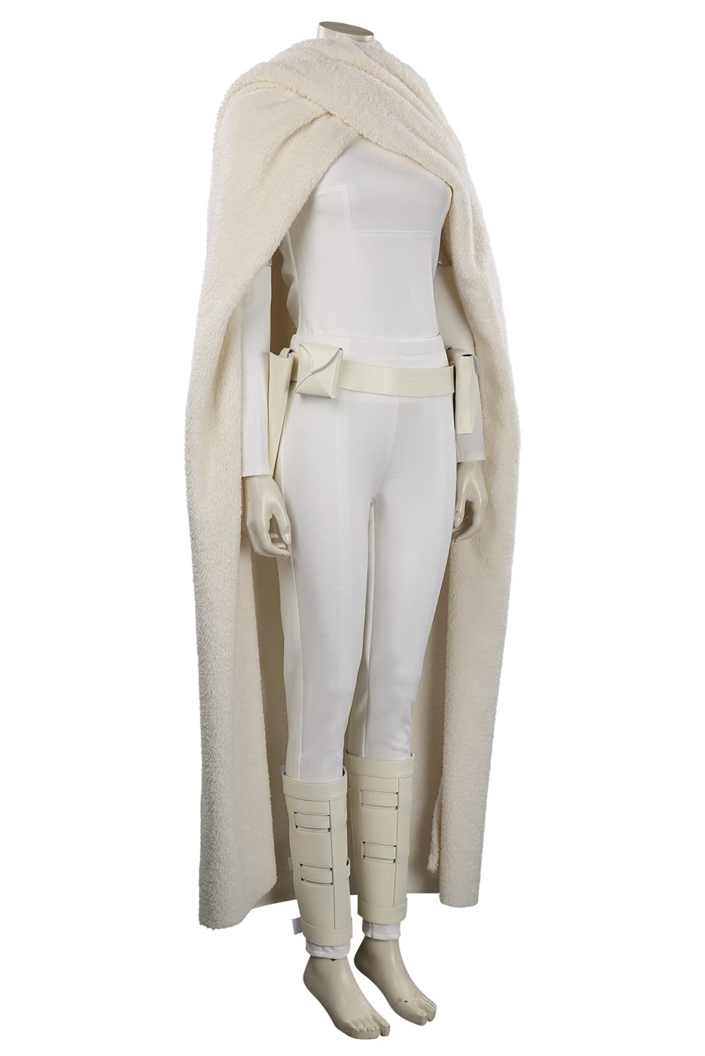 Queen PNA Costume Cape Cloak Outfit - White Halloween Cosplay Suit for Women Adults | Royal Fantasy Dress-Up, Cosplay Events & Themed Parties