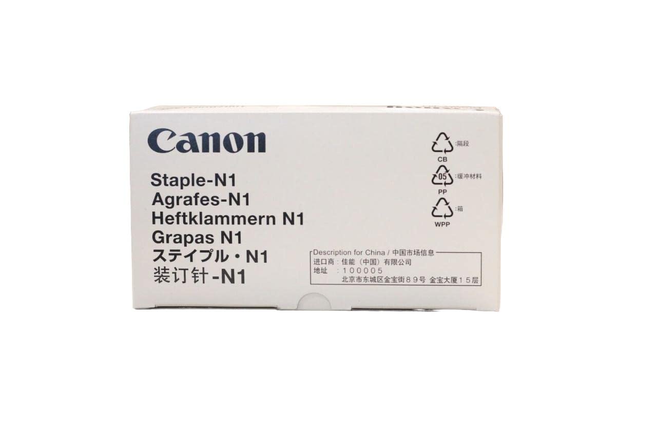 Genuine OEM Canon N1 Staples 3-Pack Cartridge (1007B001) - 5000 Staples per Cartridge | Ideal for Office, School & Home Stapling Needs