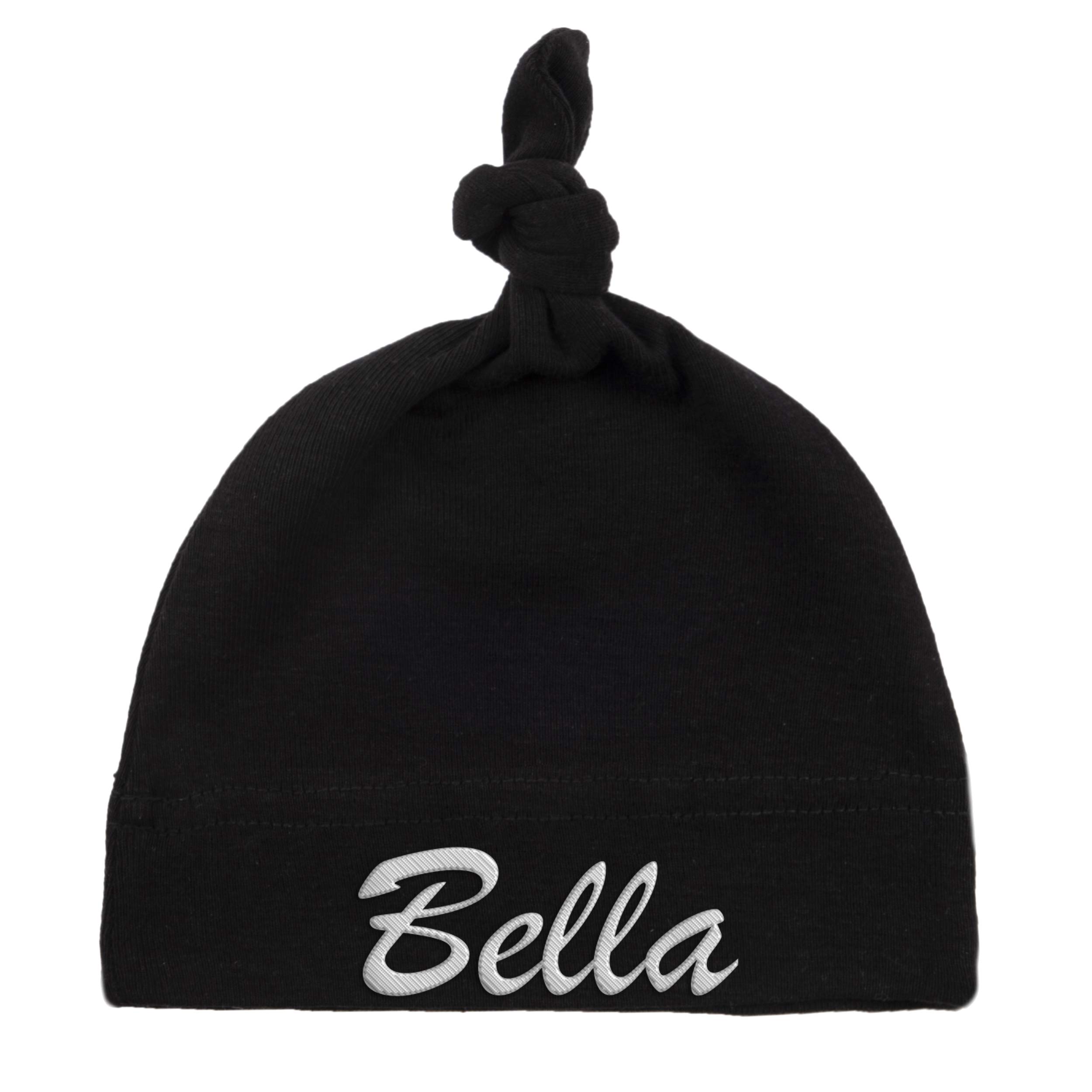 Personalized Baby Hats - Custom Embroidered Infant Hats for Newborns & Toddlers - Unique Baby Shower Gifts & Photo Props - Perfect for Birth Announcements, Christenings & First Birthday Parties