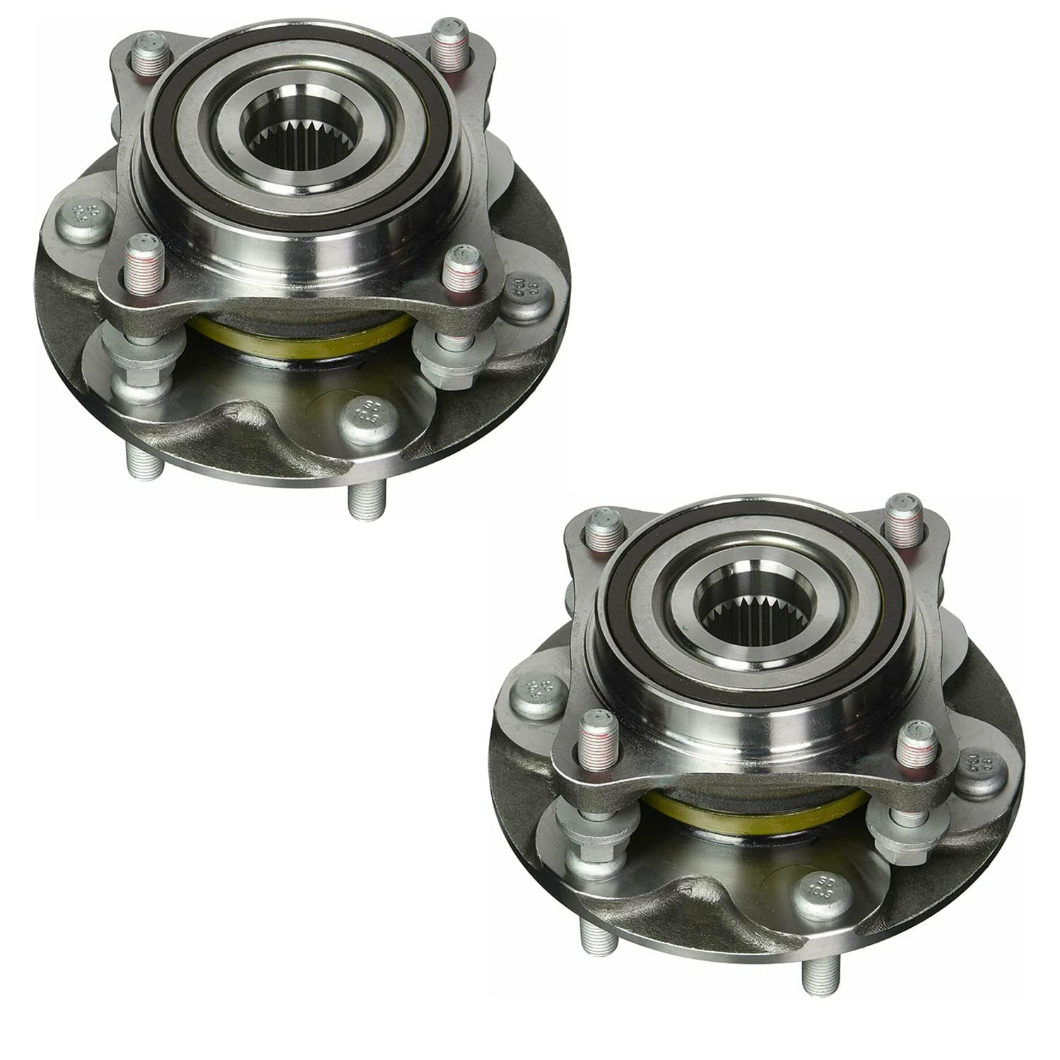Bodeman 4X4 4WD Front Wheel Hub and Bearing Assembly 2PC Set - Compatible with Toyota Tacoma, 4Runner, FJ Cruiser & Lexus GX470, GX460 - Perfect for Off-Roading, Truck Maintenance and DIY Repairs