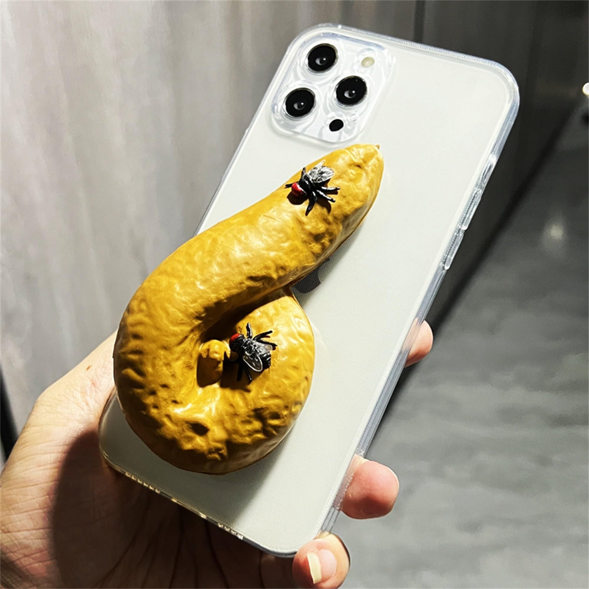Funny Ugly Poop Phone Case for iPhone 14 Plus - Hilarious Novelty Gift for Pranksters & Meme Lovers (Perfect for Gag Gifts, April Fools Day, and Funny Accessories)