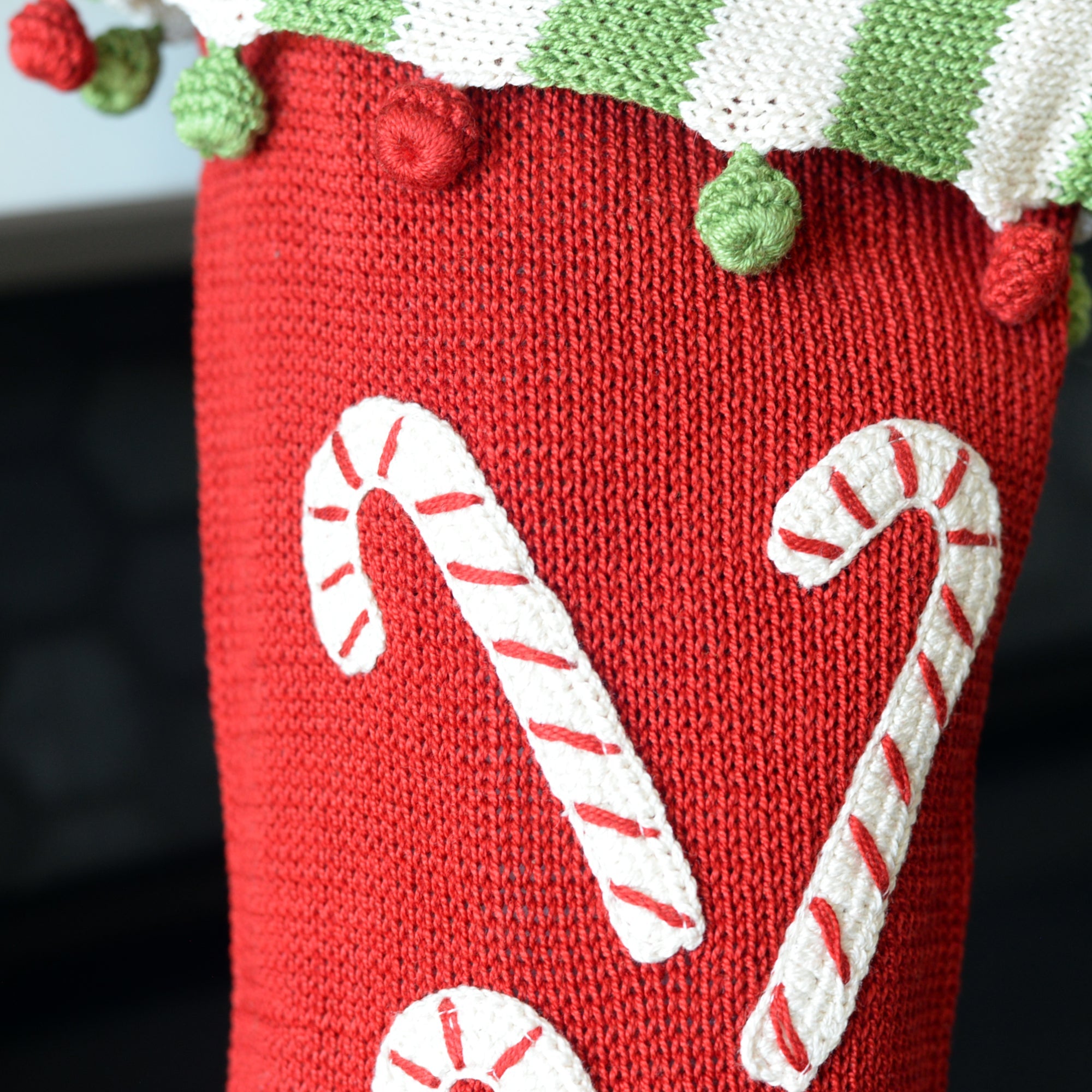 Festive Candy Cane Stockings for Christmas - Holiday Decorations & Gift Fillers for Fireplace, Tree, and Party Decor