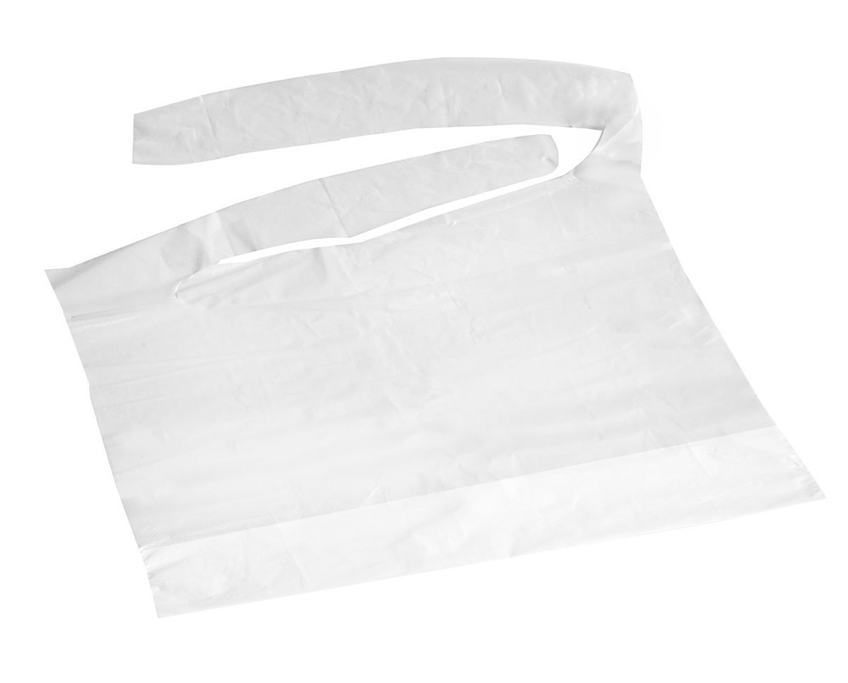 Medline NON24267C Waterproof Plastic Bibs for Adults & Babies, 16