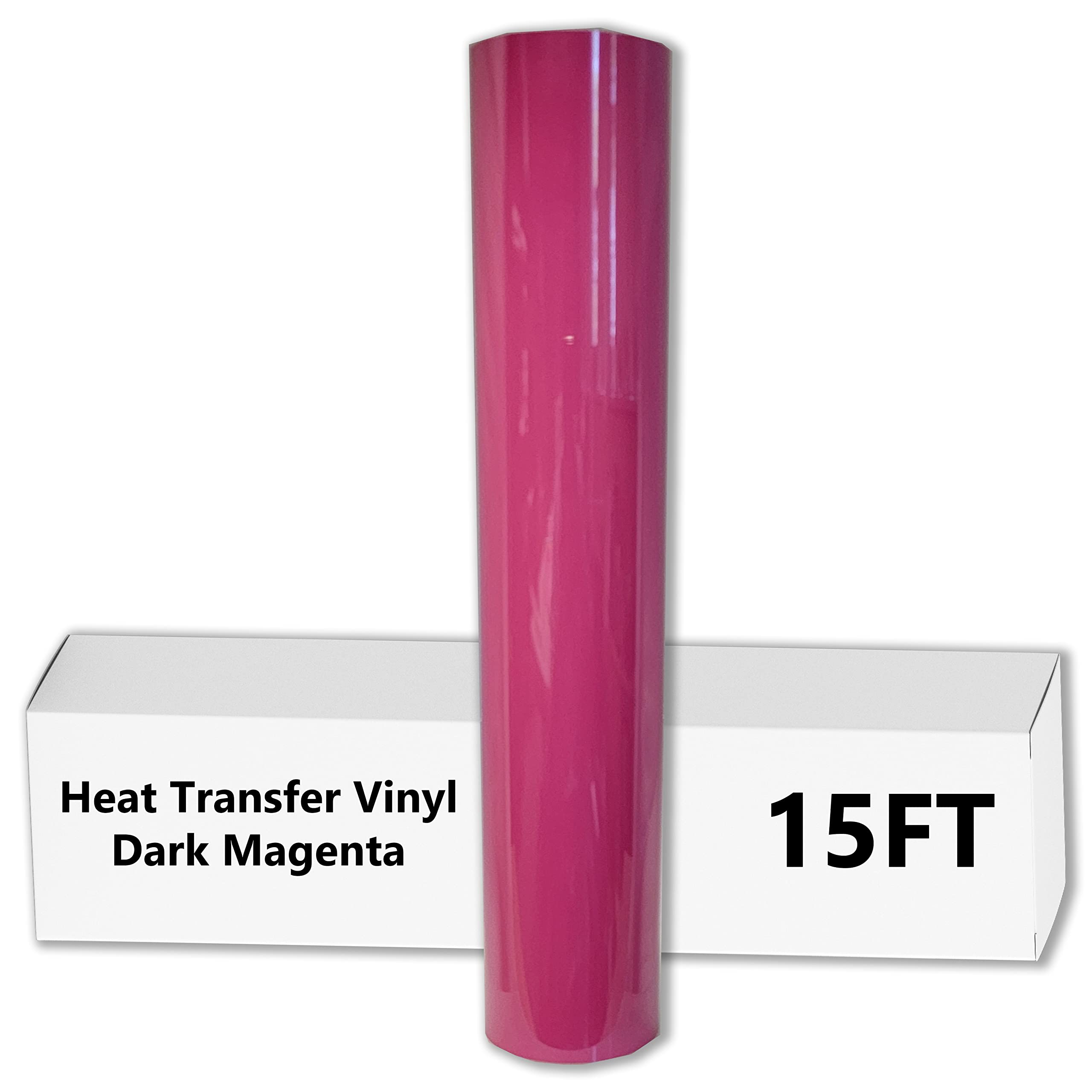 Dark Magenta Iron On HTV Vinyl Rolls - 12