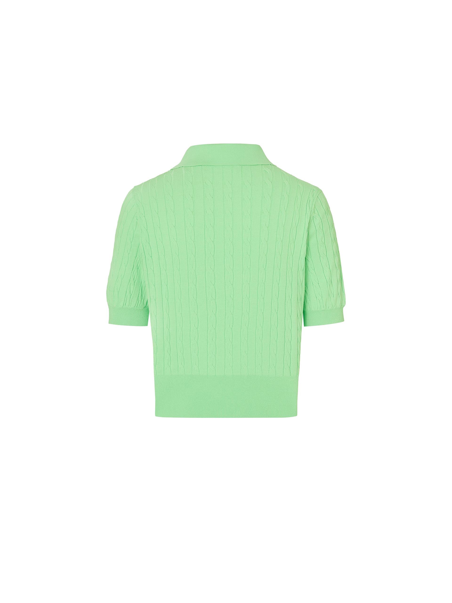 Cable Cropped Knit Top Women's Short Sleeve Sweater - Perfect for Casual Outfits, Layering & Fall Fashion
