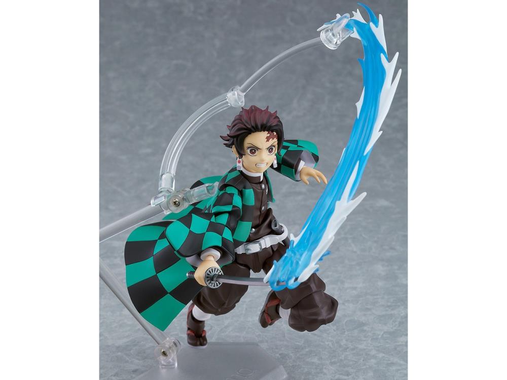 Figma #498 DX Tanjirou Kamado Demon Slayer Action Figure - Anime Collectible from Kimetsu no Yaiba Series for Display & Cosplay Enthusiasts