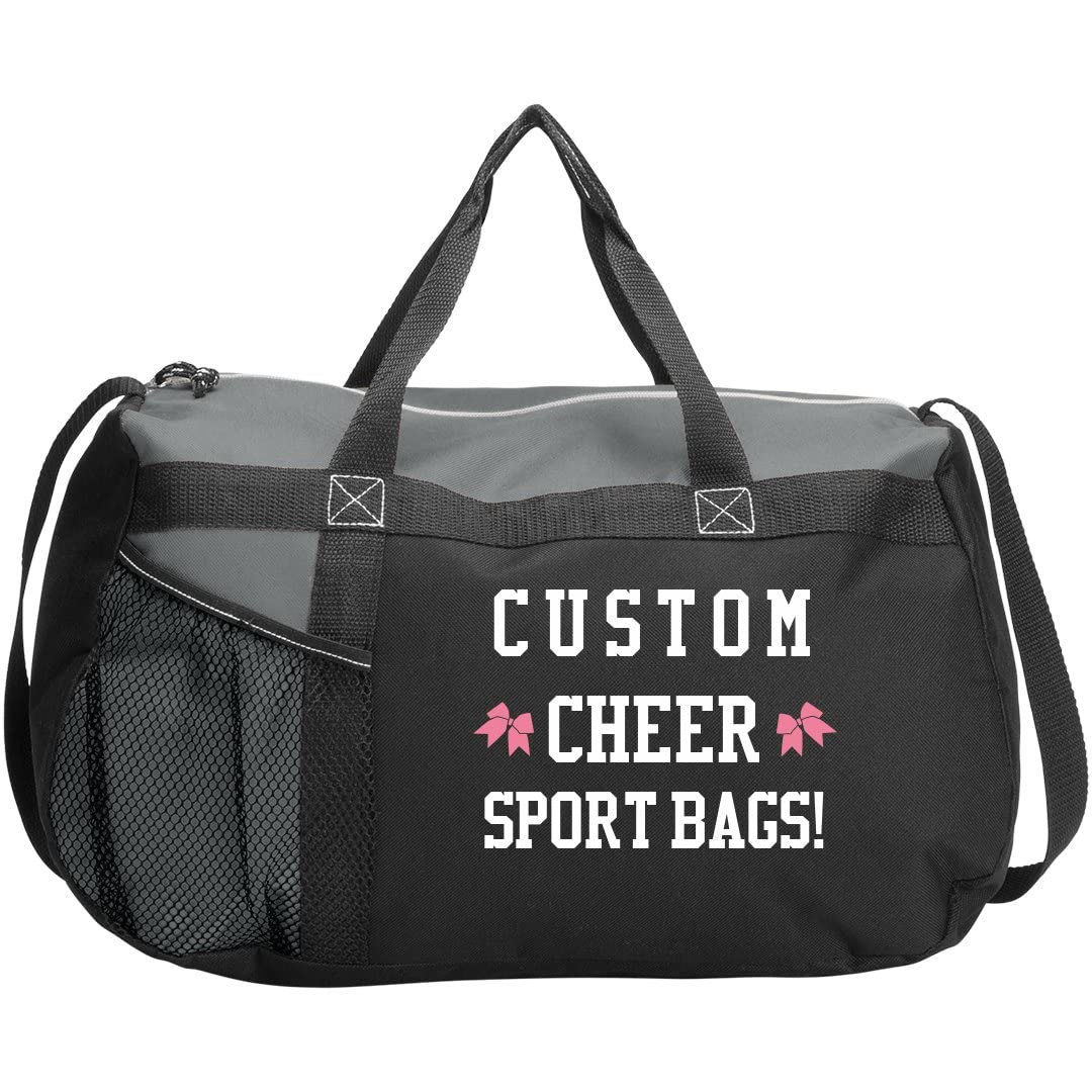 Custom Cheerleading Gym Duffel Bag - Personalized Sports Bag for Cheerleaders - Durable Training Duffel with Name/Logo - Perfect for Gym, Competitions & Team Travel