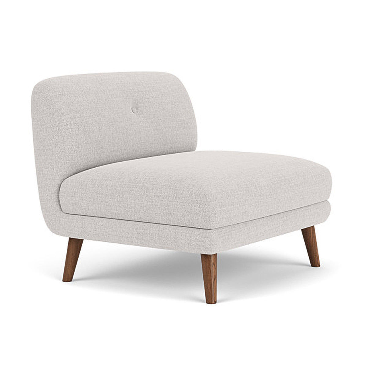 Alfred Fabric Modular Sectional Sofa (Armless) - Modern Living Room Furniture for Small Spaces & Apartments