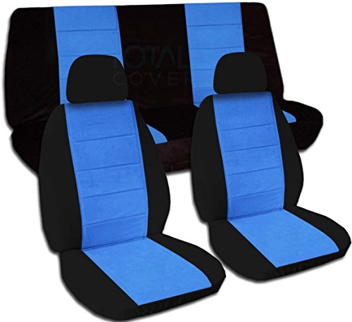 Black and Light Blue