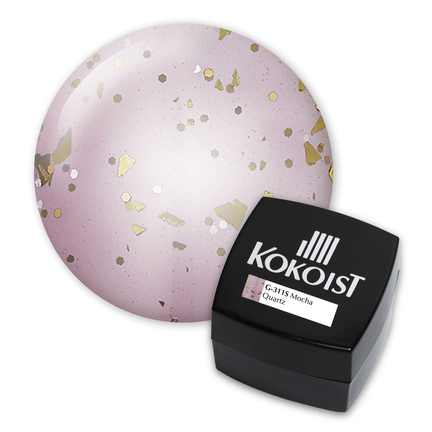 Kokoist G 311S Mocha Quartz Gel Polish - Long Lasting Nail Art Gel for Salon & Home Manicure | Perfect for Special Occasions & Everyday Wear