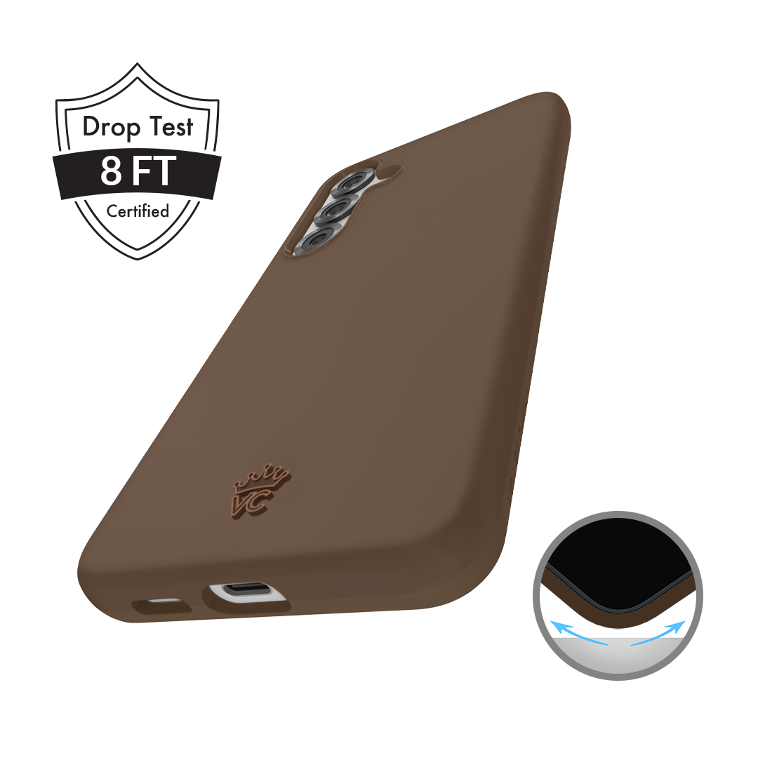 Samsung Galaxy Phone Case in Espresso Brown - Durable Protective Cover for Everyday Use, Travel & Work