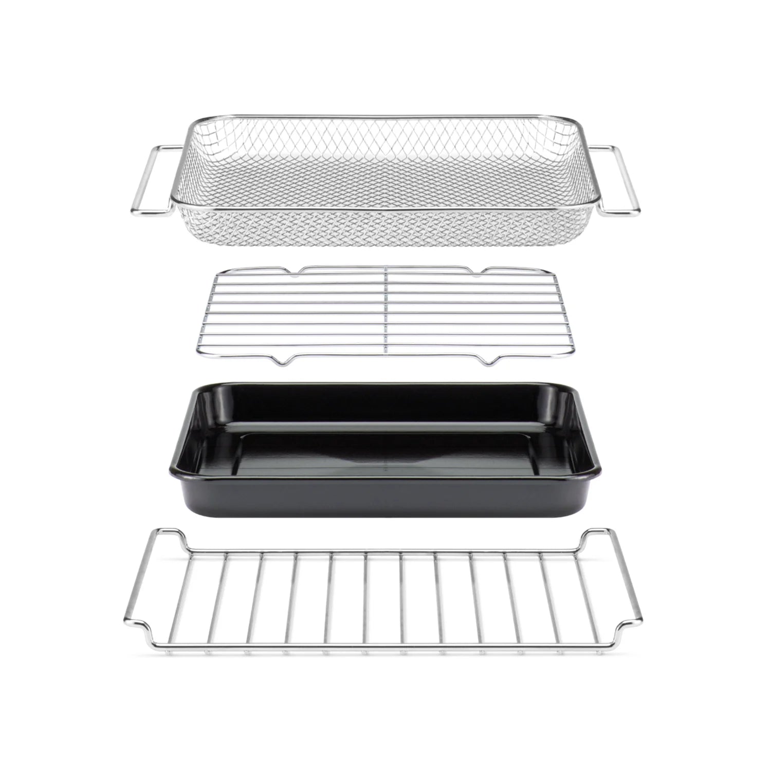 Breville Smart Oven Air Fryer Compact Countertop Convection Toaster Oven with Air Fryer Function - Stainless Steel #BOV680BSS1BUC1 - Perfect for Small Kitchens, Baking, Roasting & Air Frying