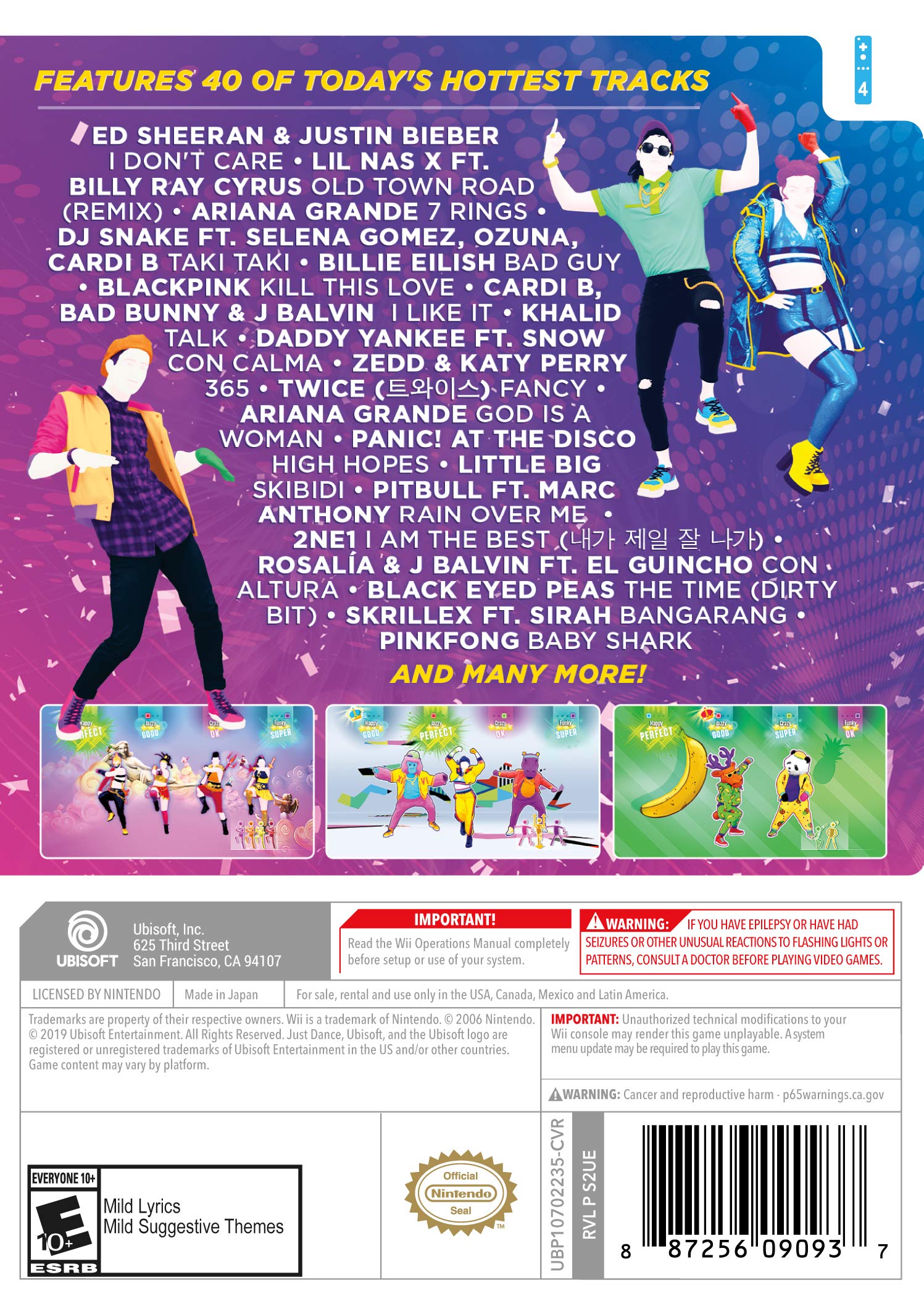 Just Dance 2020 - Nintendo Wii Standard Edition | Fun Family Dance Game for Parties & Fitness | Multiplayer Dance Video Game for Kids & Adults