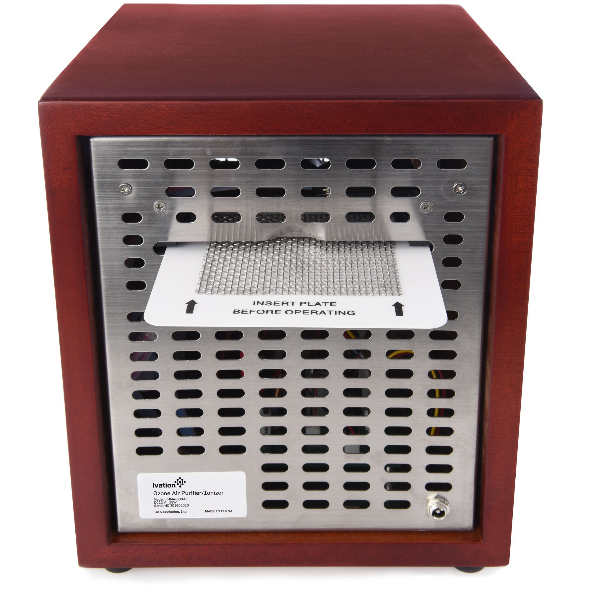 Ivation Ozone Generator Air Purifier & Ionizer - 3500 Sq Ft Coverage for Dust, Pollen, Pet Dander, Smoke Odor Removal - Home, Office, Basement, Car Use