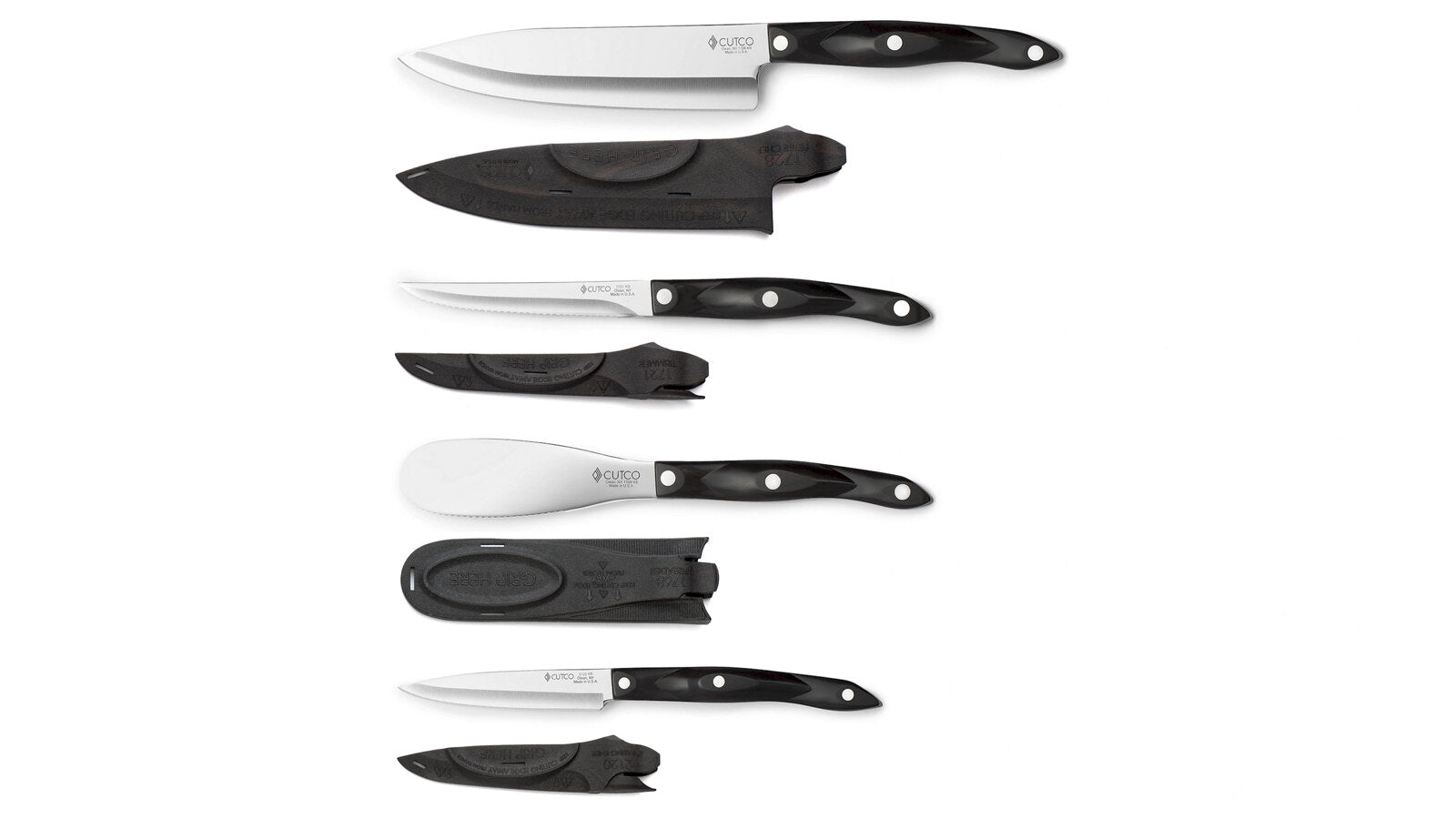4-Piece Knife and Sheath Set - High-Quality Stainless Steel Blades with Durable Sheaths for Camping, Hunting & Outdoor Adventures